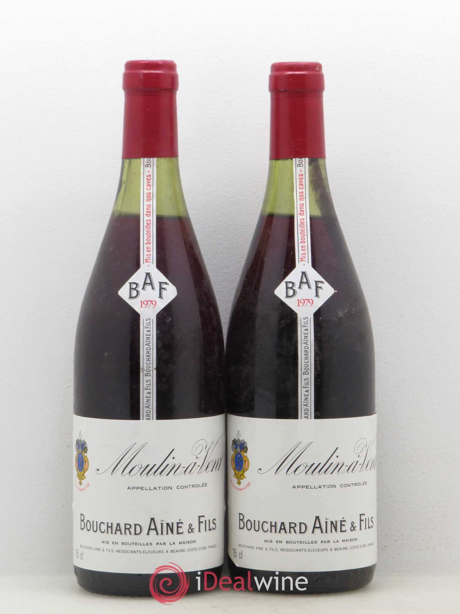 Moulin-à-Vent Bouchard Ainé et Fils 1979 - Lot de 2 bouteilles - 0