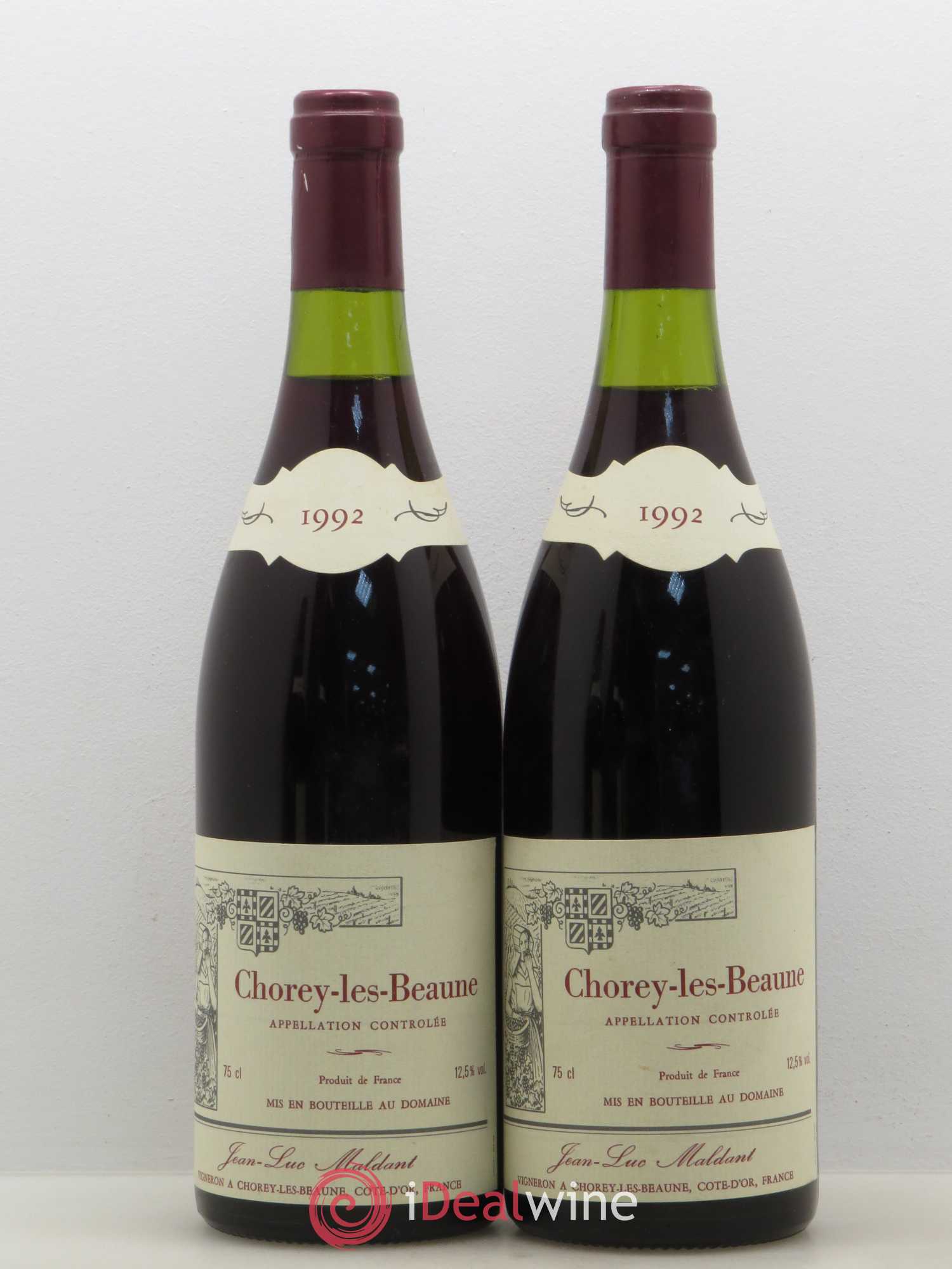 Chorey-lès-Beaune Jean-Luc Maldant 1992 - Posten von 5 Flaschen - 2