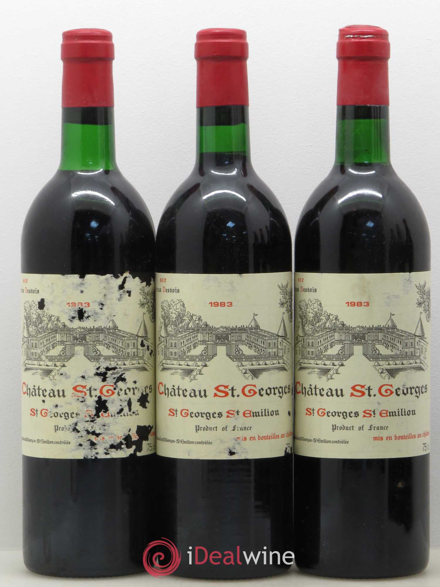Château Saint-Georges 1983 - Lot de 6 bouteilles - 1
