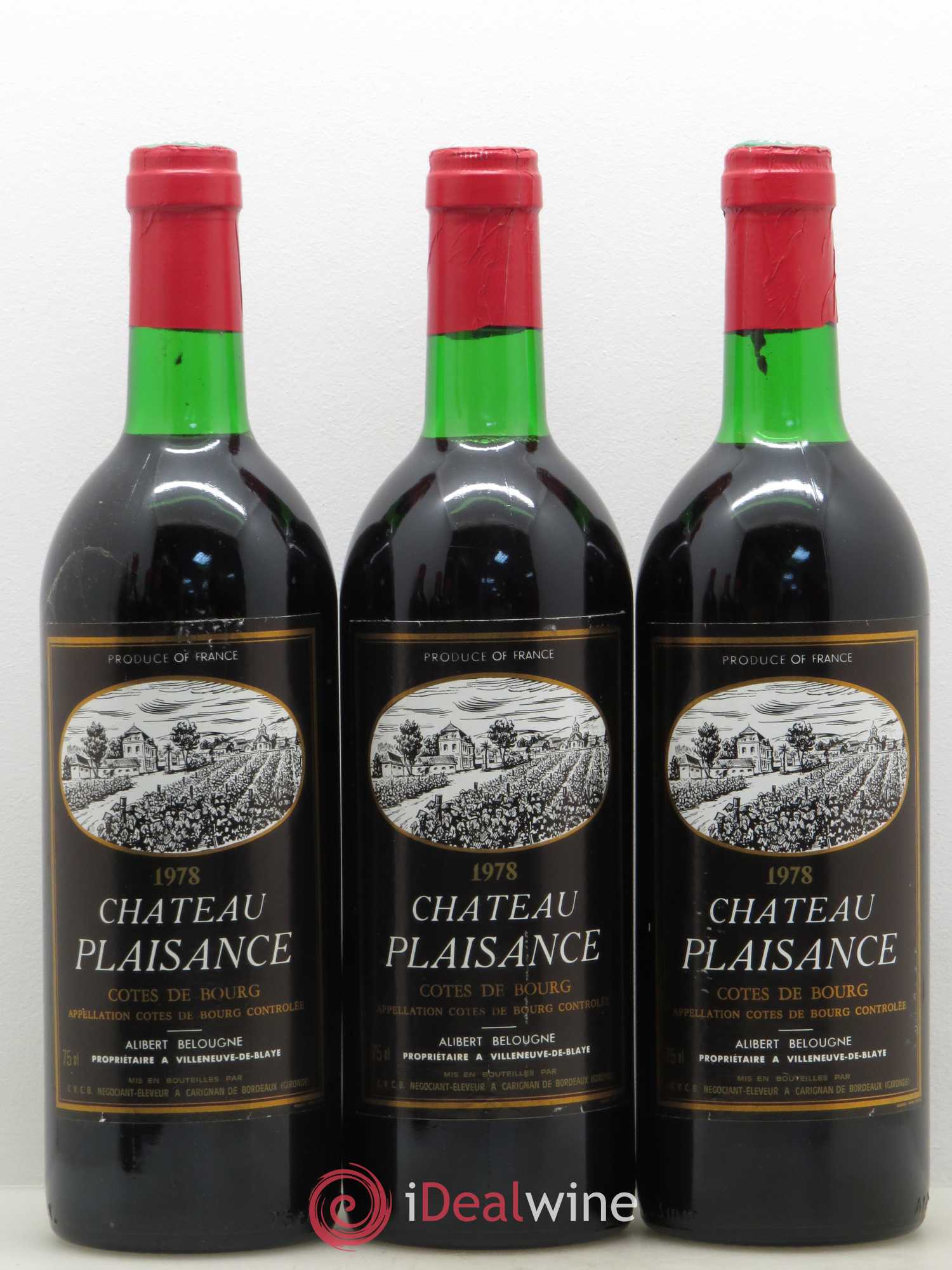Saint-Émilion Château Plaisance (sans prix de réserve) 1978 - Lot de 6 bouteilles - 2