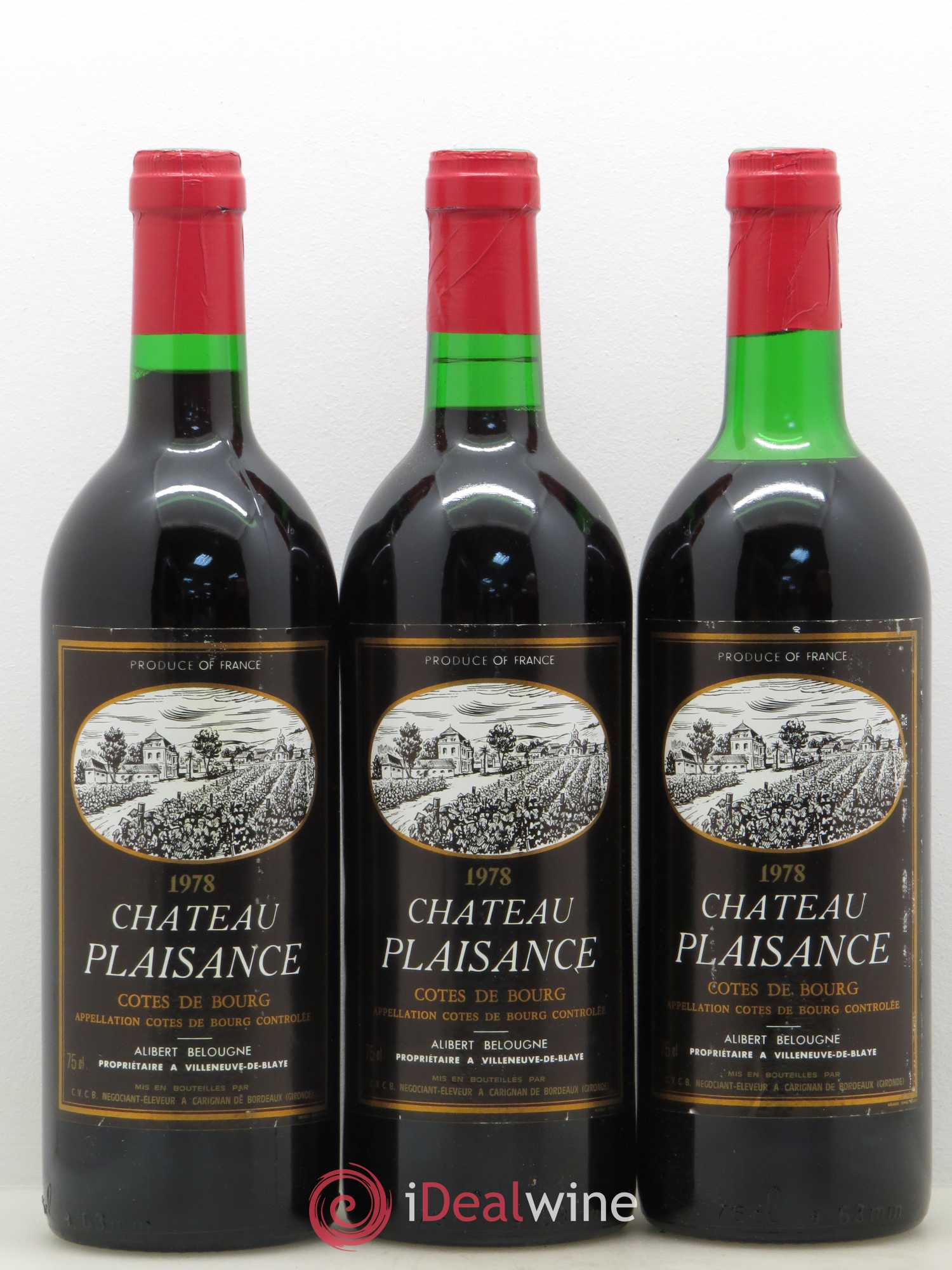 Saint-Émilion Château Plaisance (sans prix de réserve) 1978 - Posten von 3 Flaschen - 0