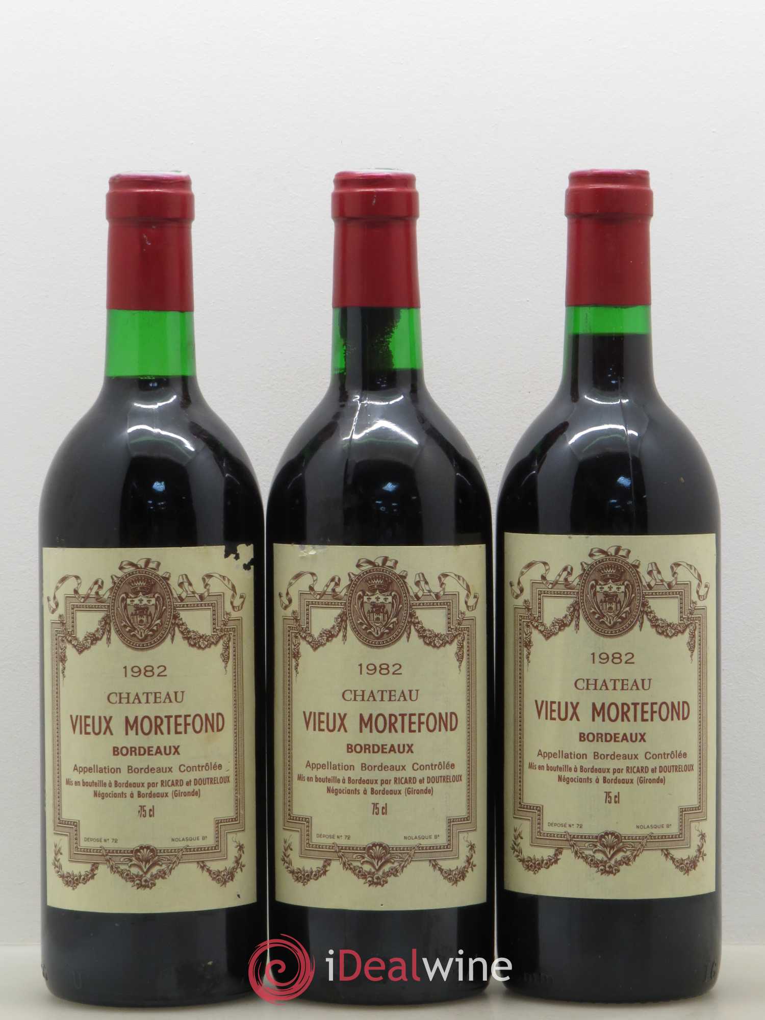 Bordeaux Château Vieux Montefond (sans prix de réserve) 1982 - Lot de 12 bouteilles - 3