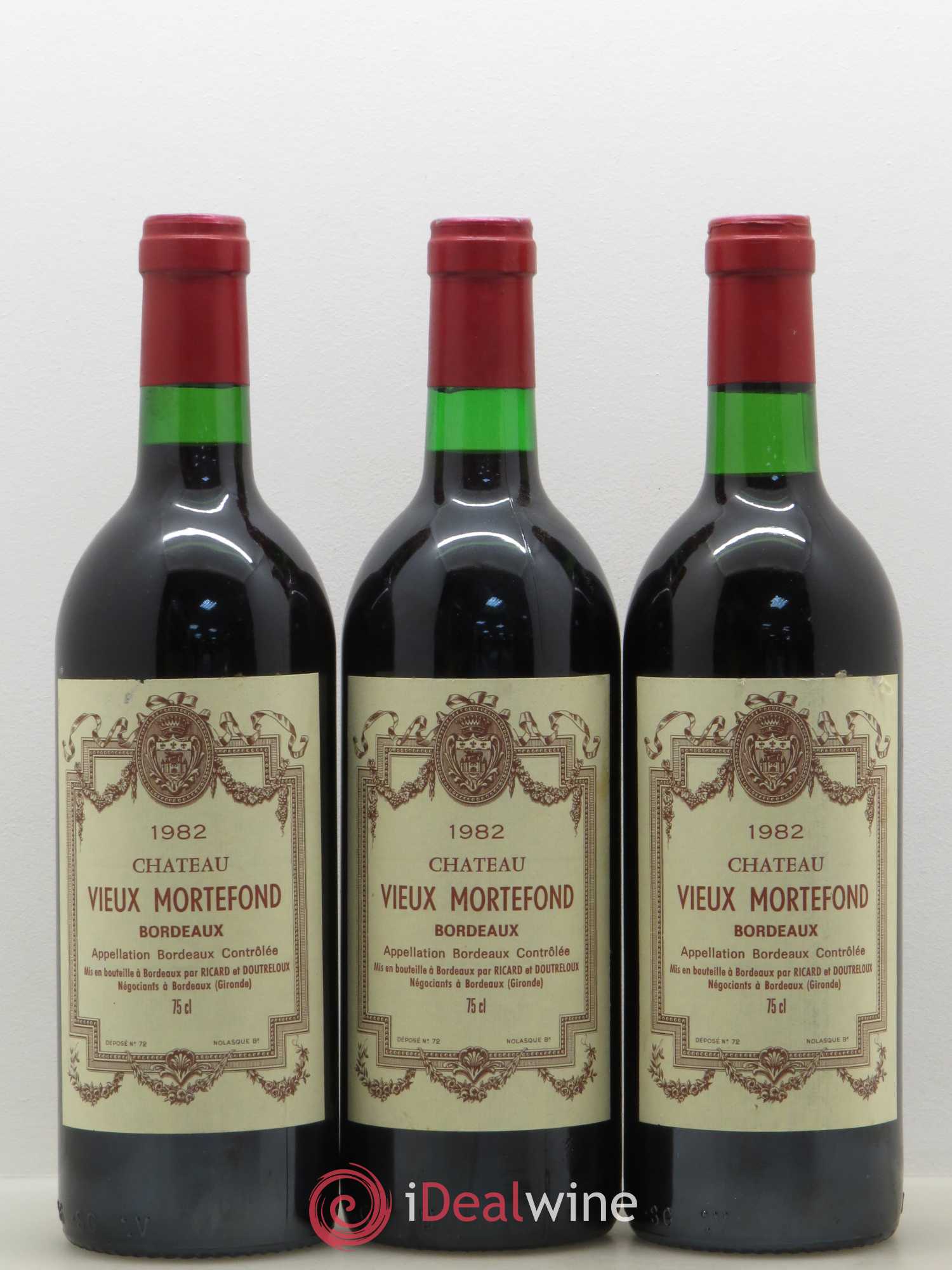 Bordeaux Château Vieux Montefond (sans prix de réserve) 1982 - Lot de 12 bouteilles - 4
