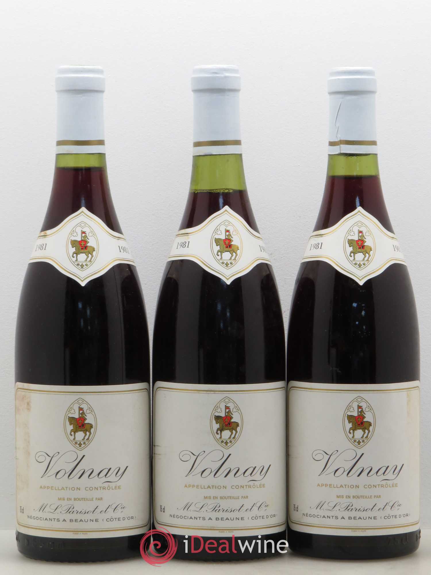Volnay Parisot 1981 - Lot de 3 bouteilles - 0