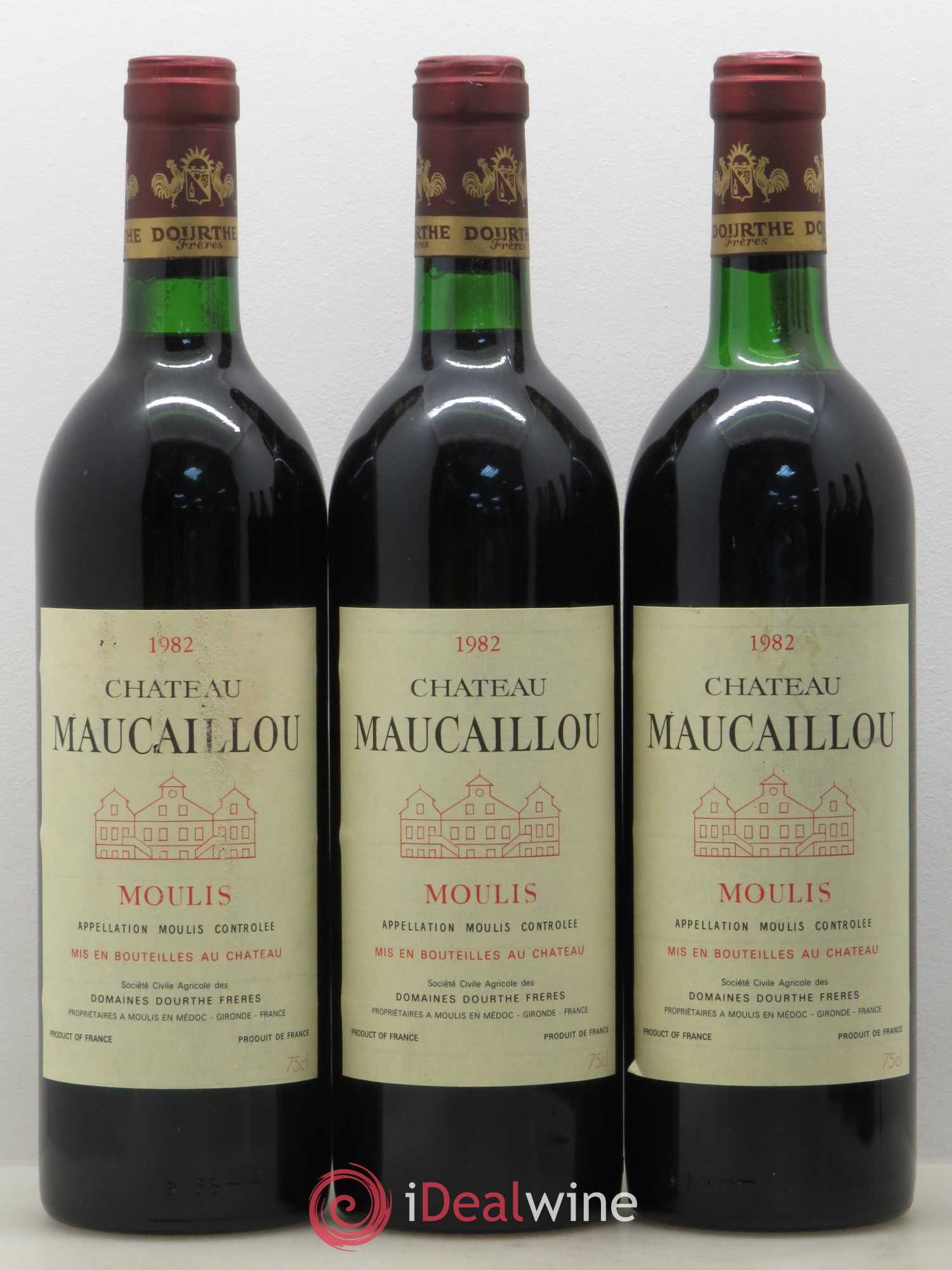 Château Maucaillou 1982 - Lot de 6 bouteilles - 1
