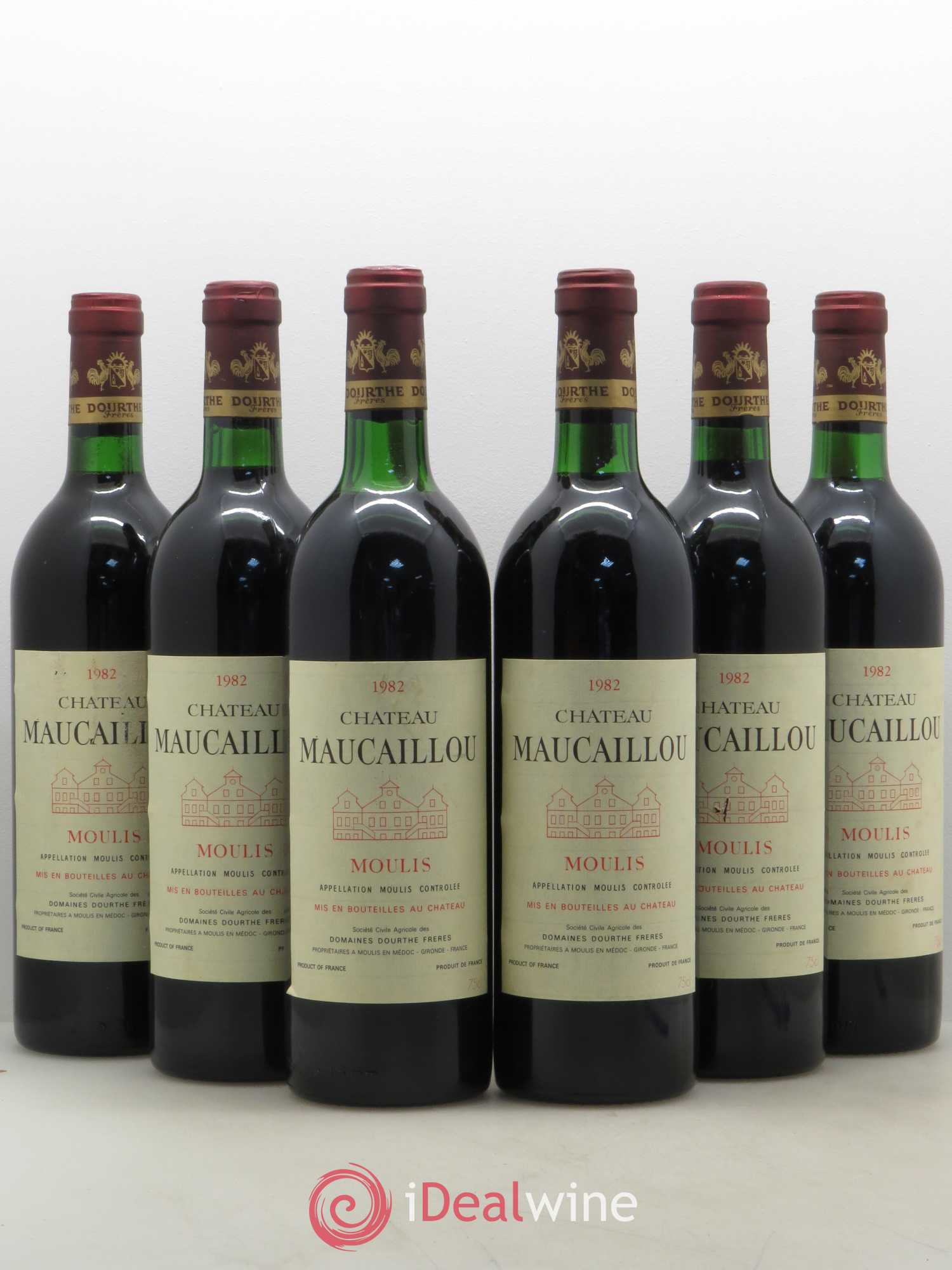 Château Maucaillou 1982 - Lot de 6 bouteilles - 0