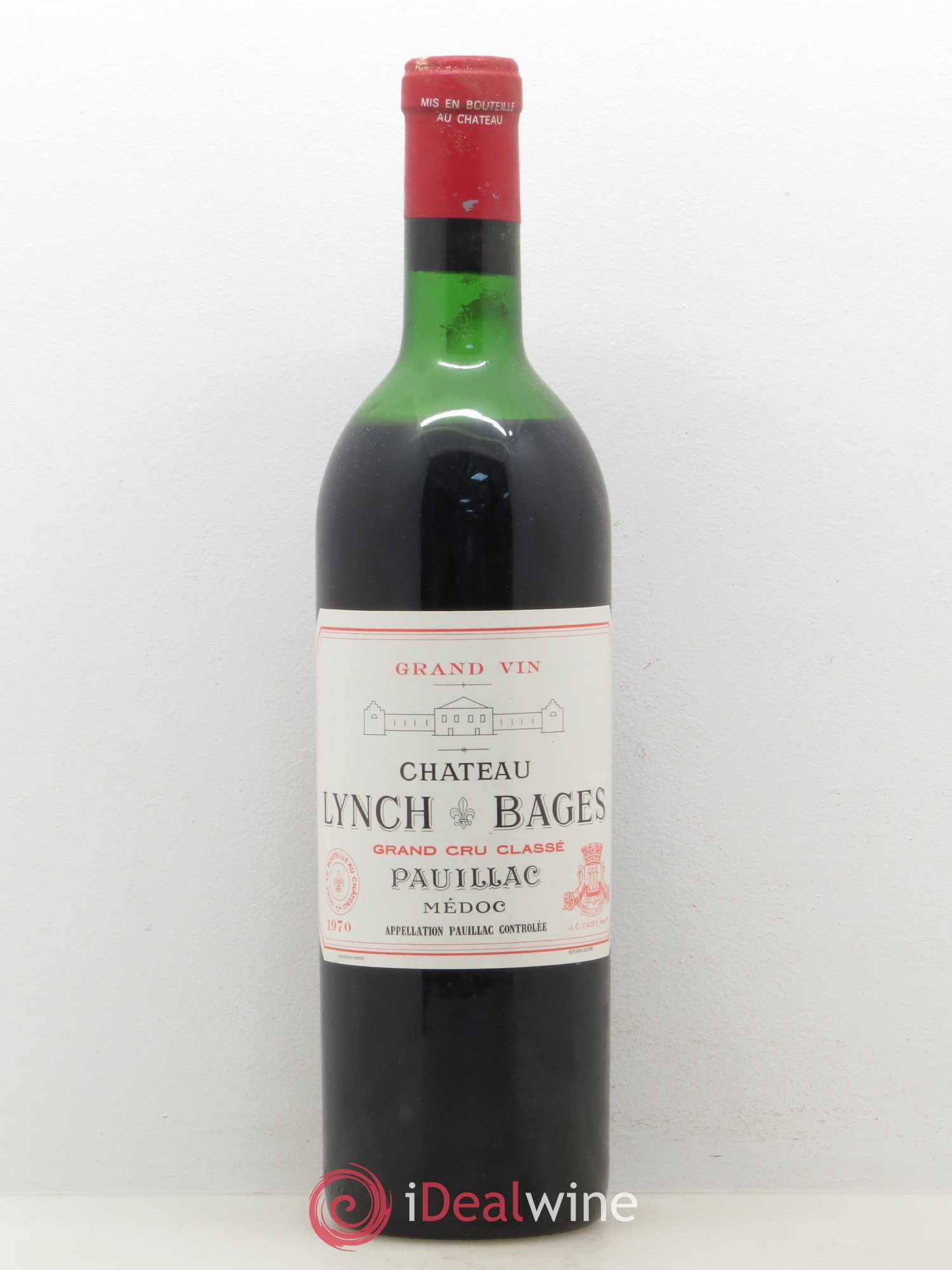 Château Lynch Bages 5ème Grand Cru Classé 1970 - Lot de 1 bouteille - 0