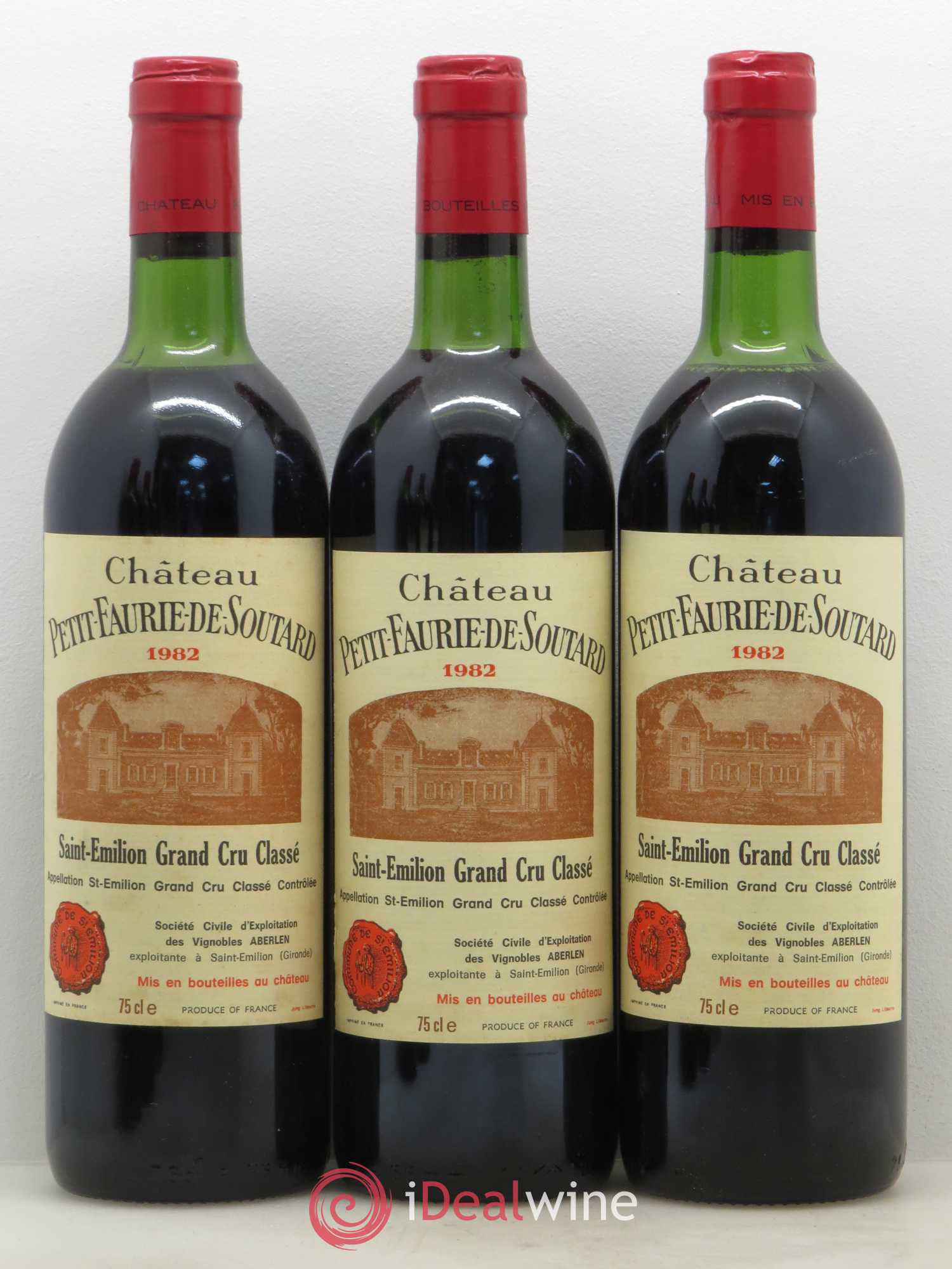 Château Petit Faurie de Soutard Grand Cru Classé 1982 - Lot de 6 bouteilles - 1