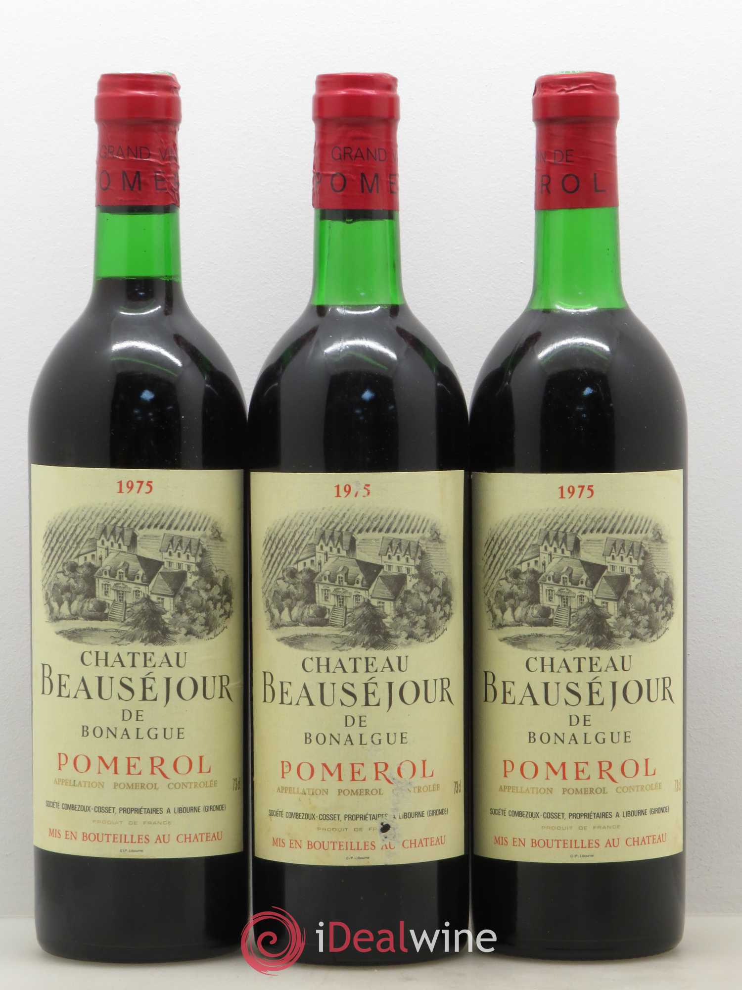 Château Beausejour de Bonalgue 1975 - Lot de 10 bouteilles - 2