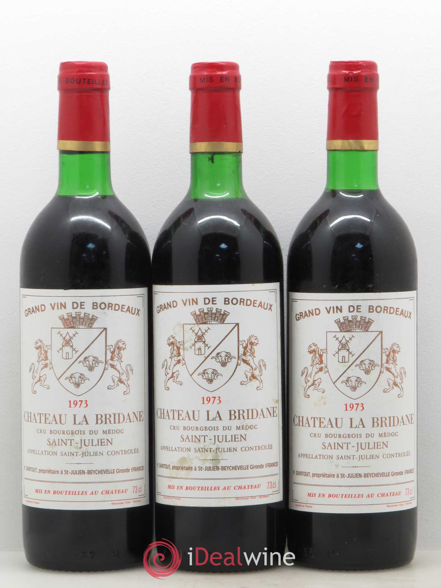 Château la Bridane Cru Bourgeois (sans prix de réserve) 1973 - Lot de 12 bouteilles - 3