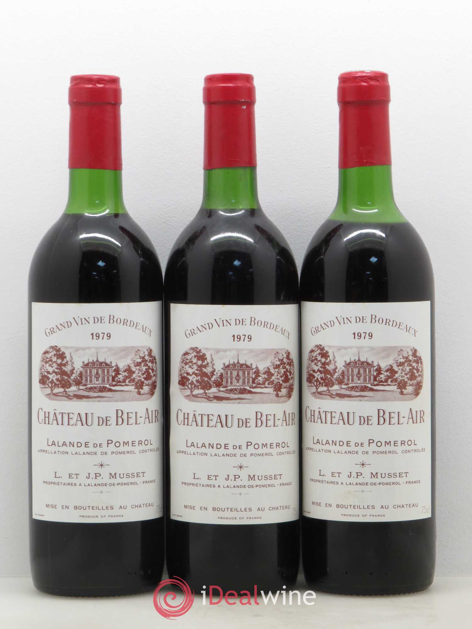 Château Bel Air (sans prix de réserve) 1979 - Lot de 12 bouteilles - 1
