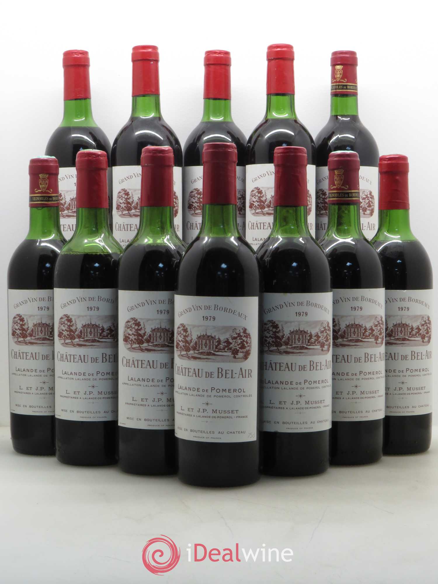 Château Bel Air (sans prix de réserve) 1979 - Lot de 12 bouteilles - 0