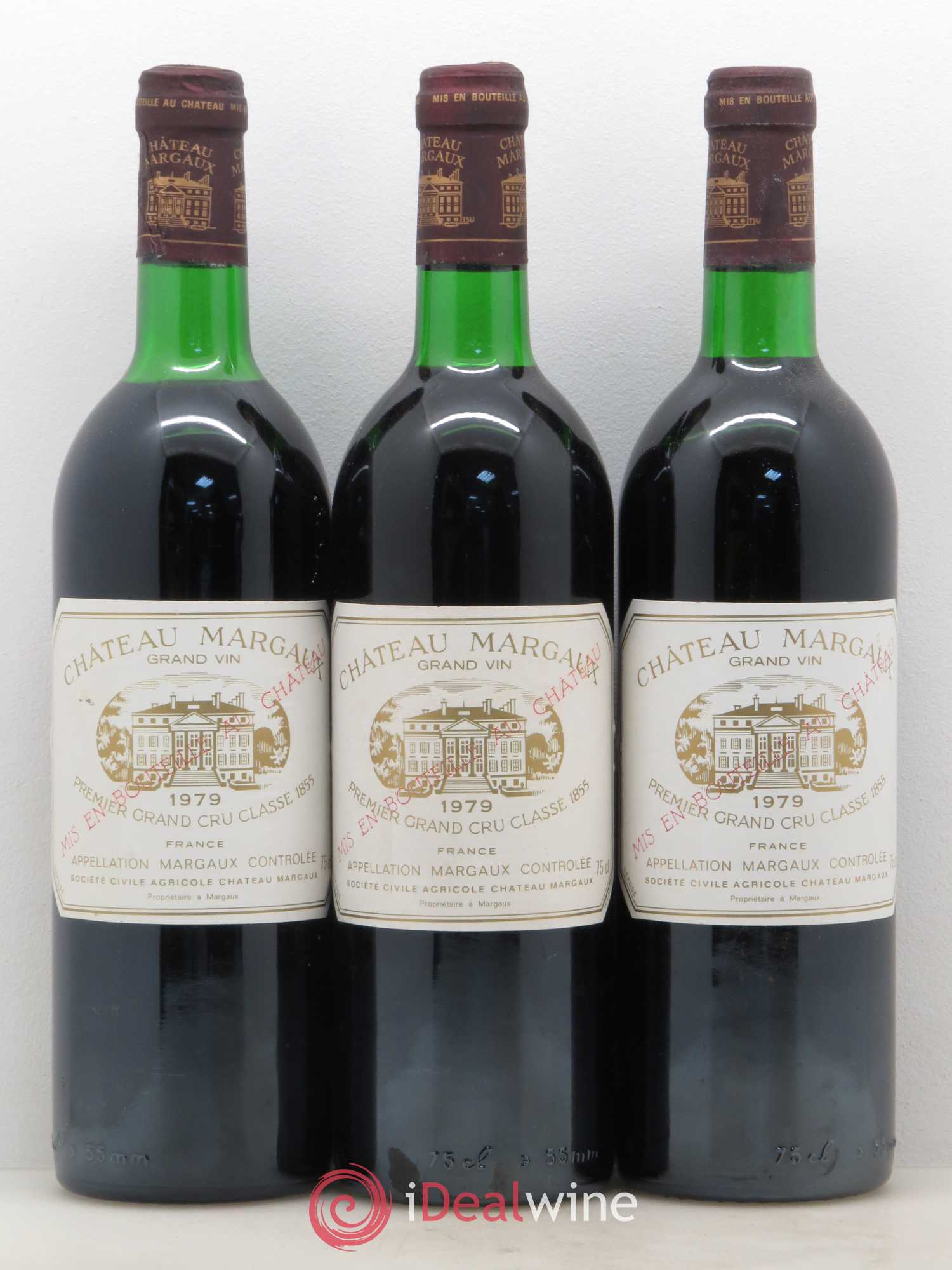 Château Margaux 1er Grand Cru Classé 1979 - Lot de 12 bouteilles - 1