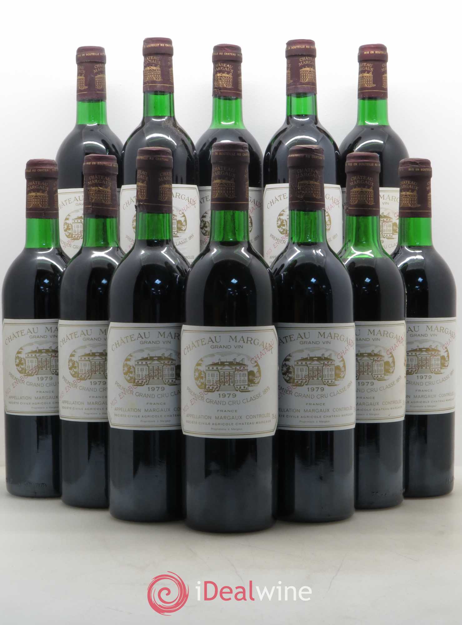 Château Margaux 1er Grand Cru Classé 1979 - Lot de 12 bouteilles - 0