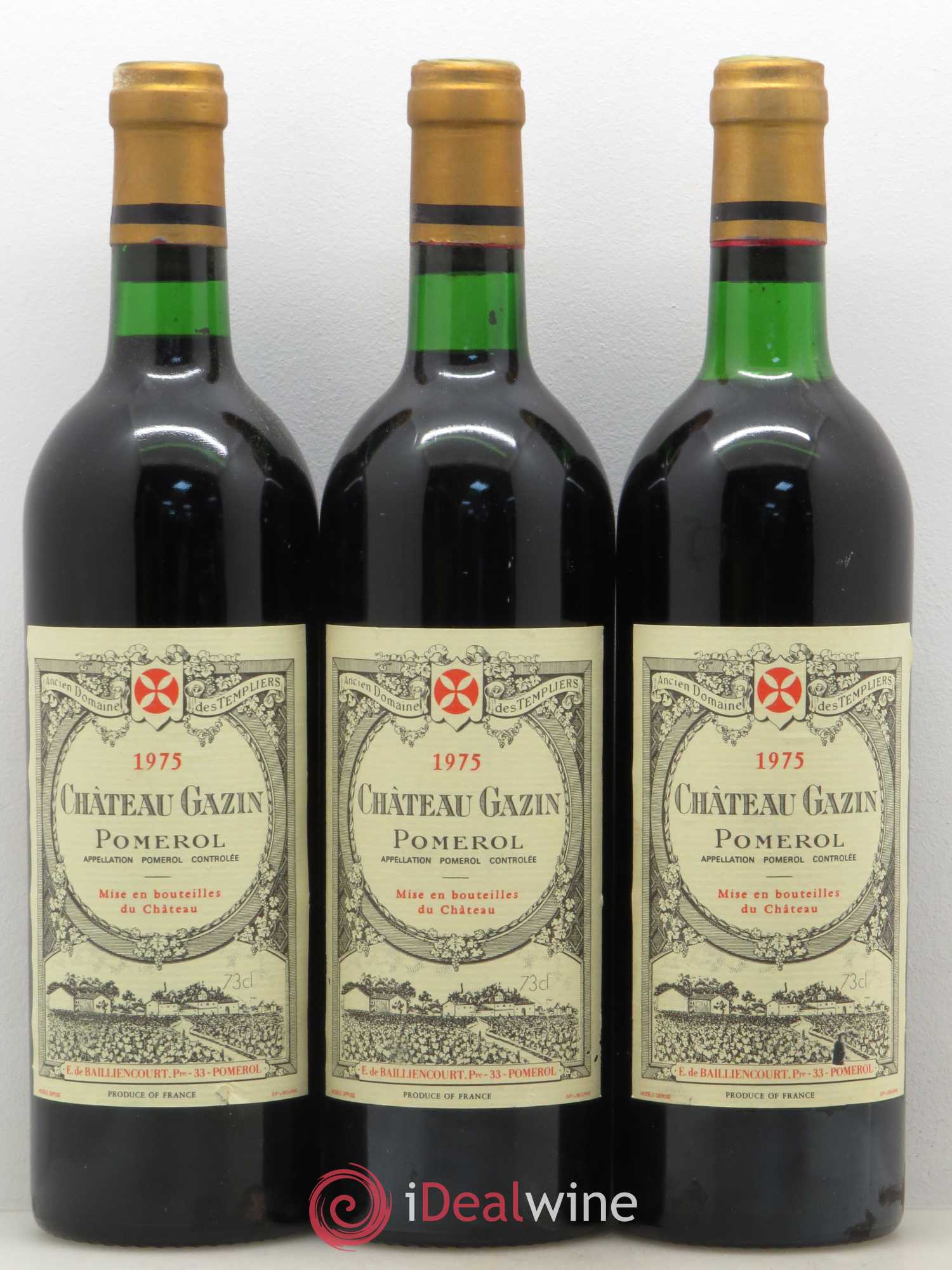 Château Gazin 1975 - Lot de 12 bouteilles - 3
