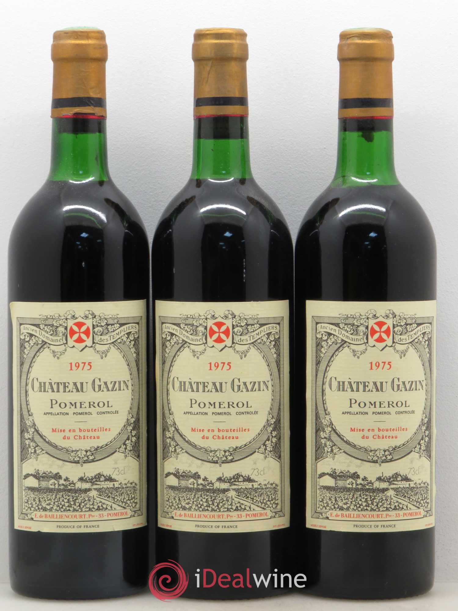 Château Gazin 1975 - Lot de 12 bouteilles - 4