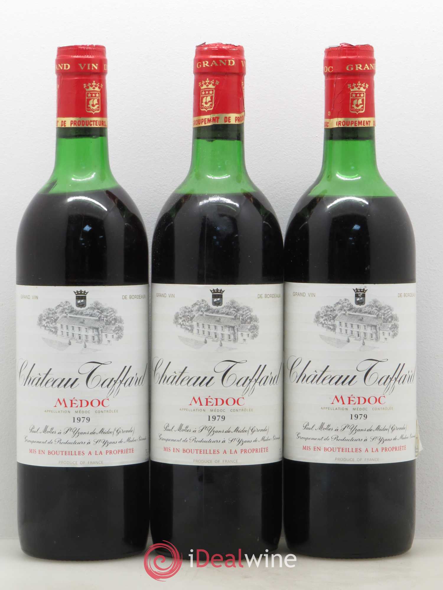Médoc Château Taffard (no reserve) 1979 - Lot of 12 bottles - 1