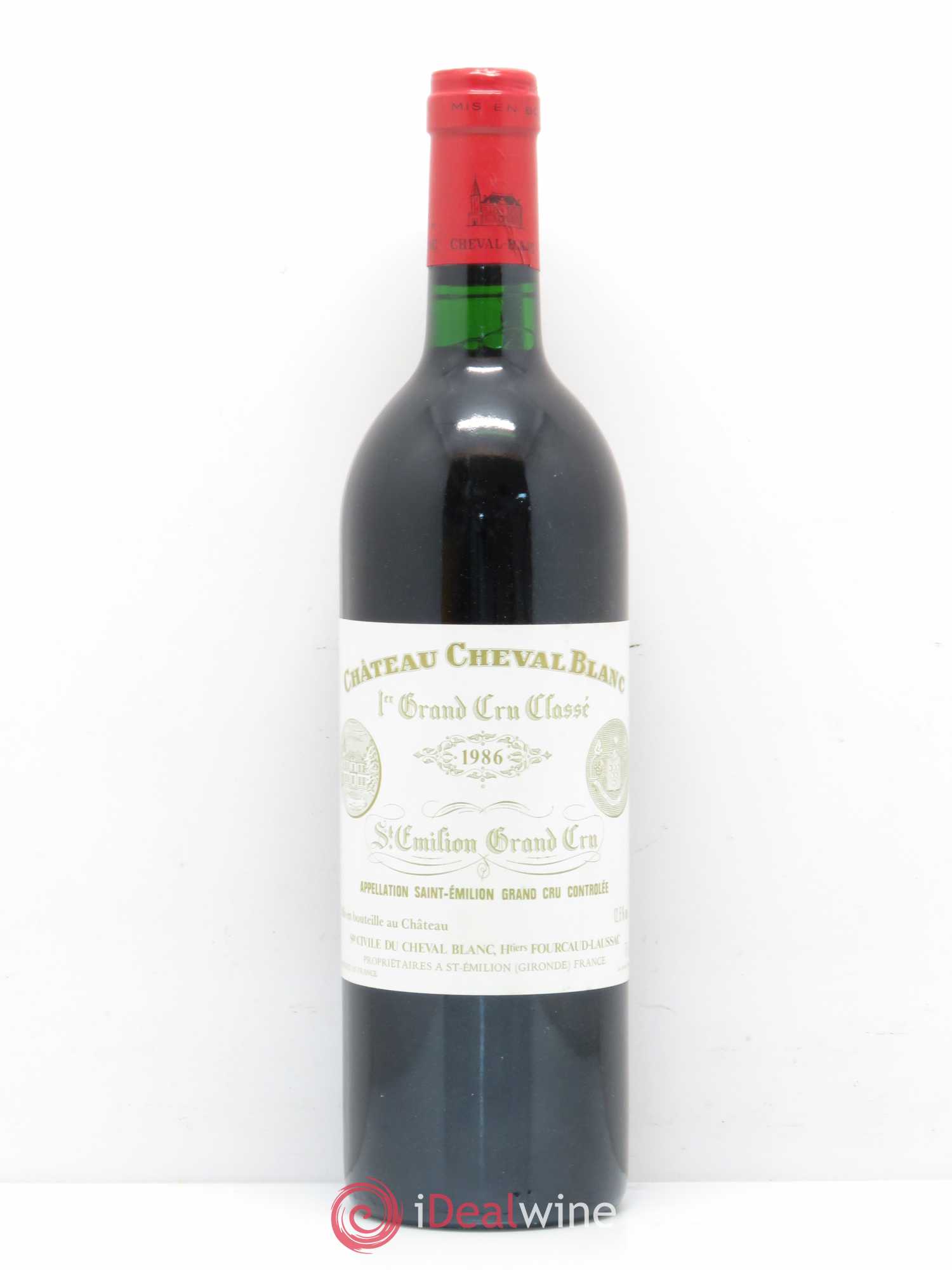 Château Cheval Blanc 1er Grand Cru Classé A 1986 - Lot de 1 bouteille - 0