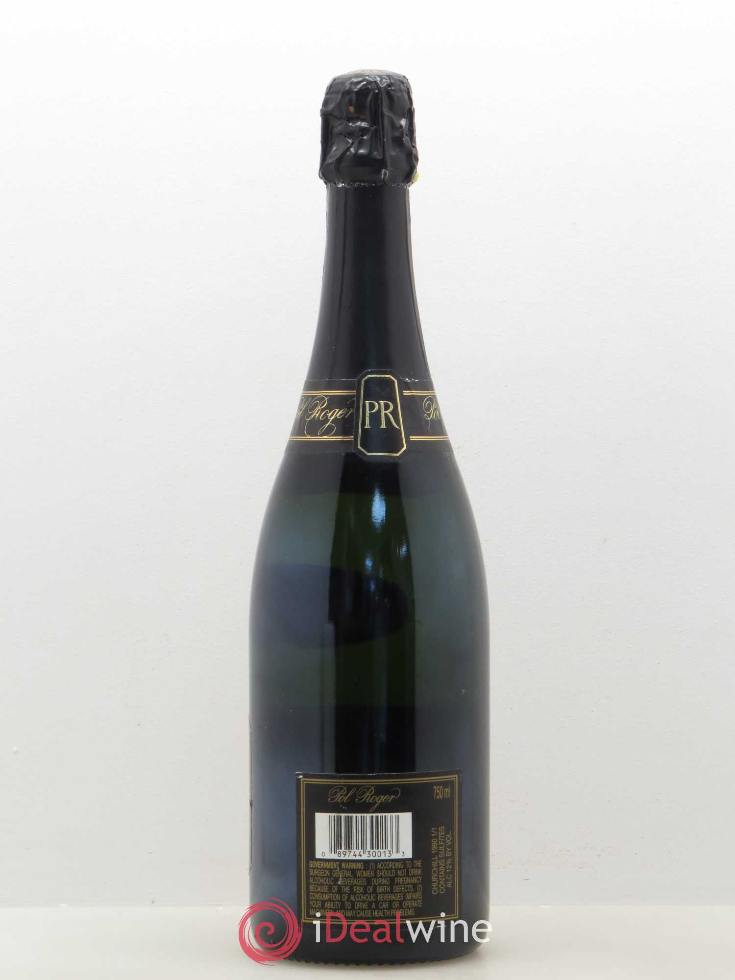 Cuvée Winston Churchill Pol Roger 1990 - Lot de 1 bouteille - 1
