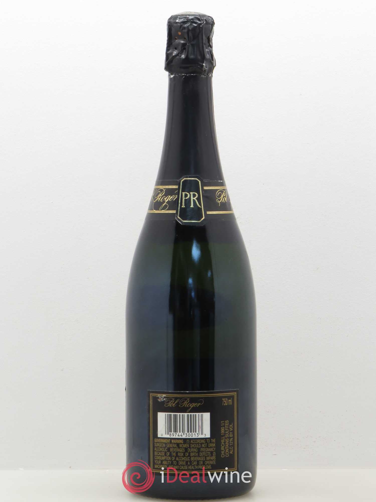 Cuvée Winston Churchill Pol Roger 1990 - Lot de 1 bouteille - 1