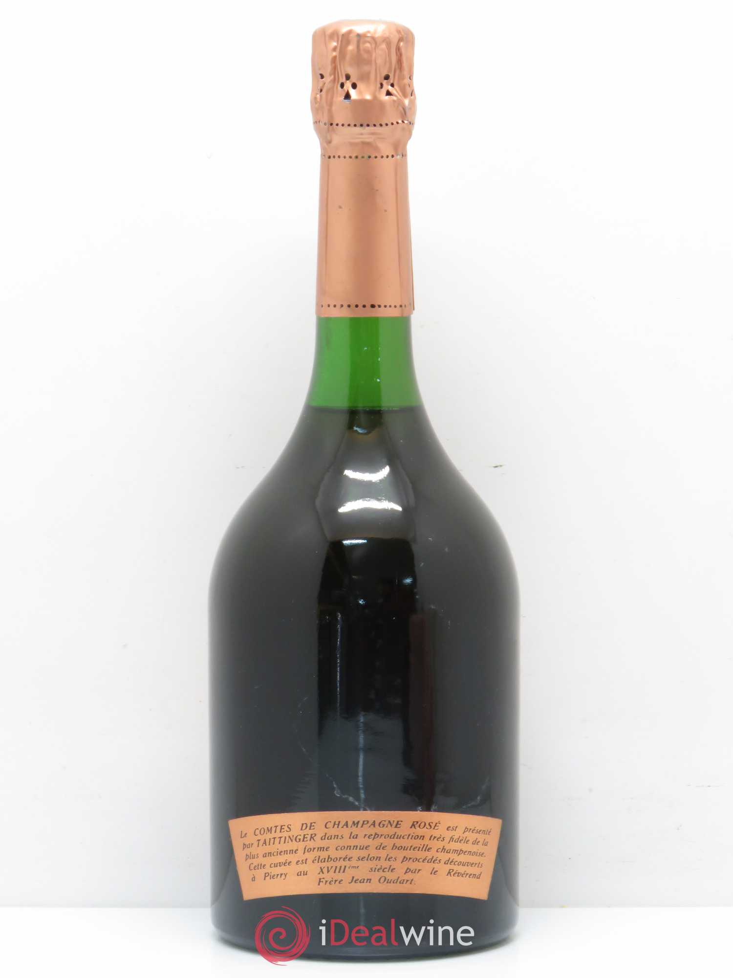 Comtes de Champagne Rosé Grand Cru Brut Taittinger 1973 - Lot de 1 bouteille - 1