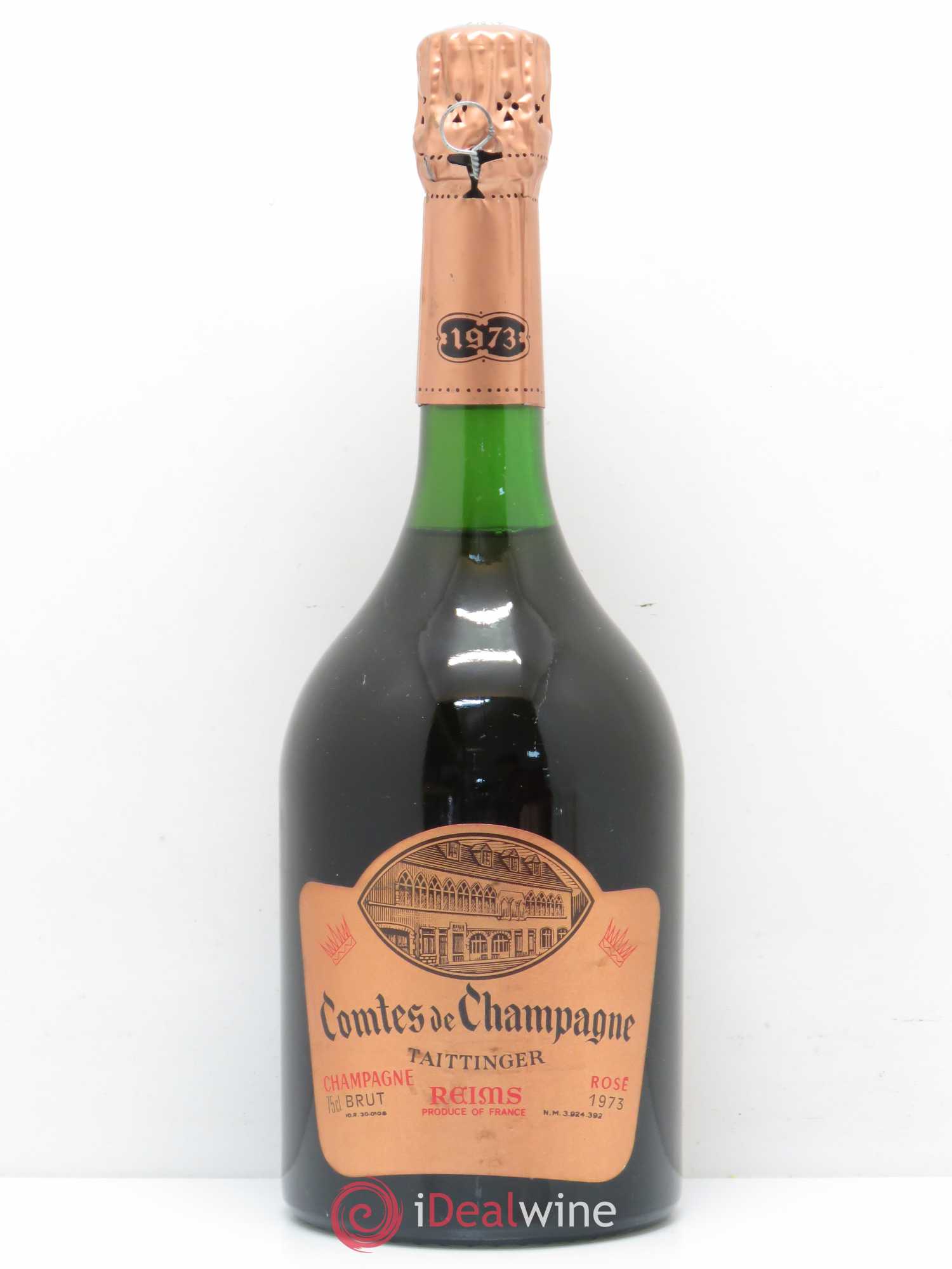 Comtes de Champagne Rosé Grand Cru Brut Taittinger 1973 - Lot de 1 bouteille - 0