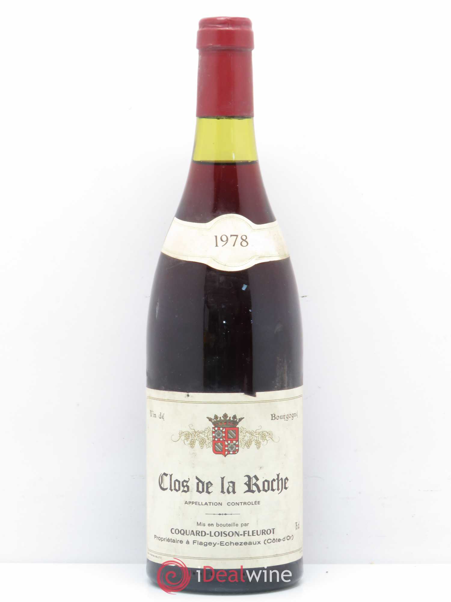 Clos de la Roche Grand Cru Coquard Loison Fleurot 1978 - Lot de 1 bouteille - 0