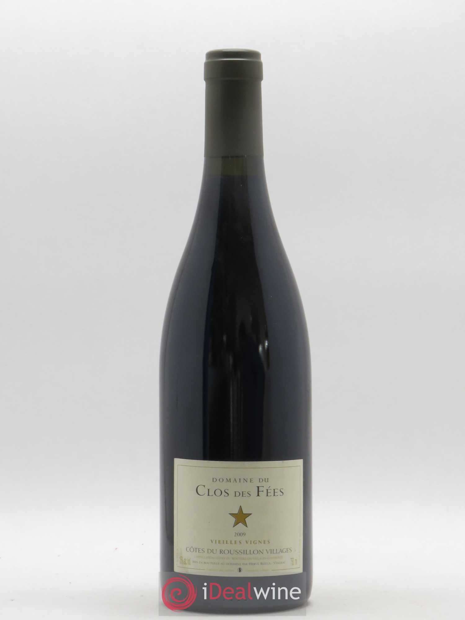 Côtes du Roussillon Villages Clos des Fées Vieilles vignes Hervé Bizeul 2009 - Lot de 1 bouteille - 0