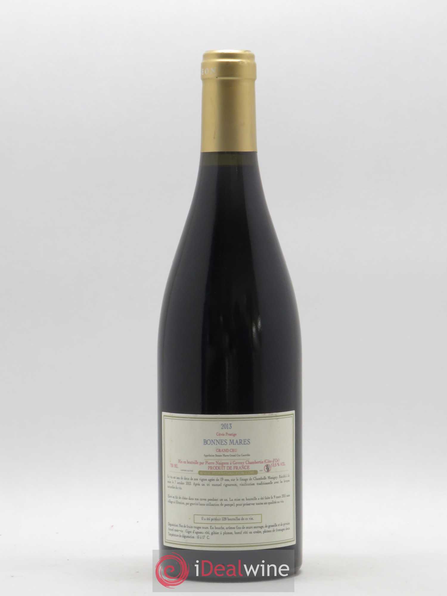 Bonnes-Mares Grand Cru Cuvée Prestige Pierre Naigeon (Domaine) 2013 - Lot de 1 bouteille - 1