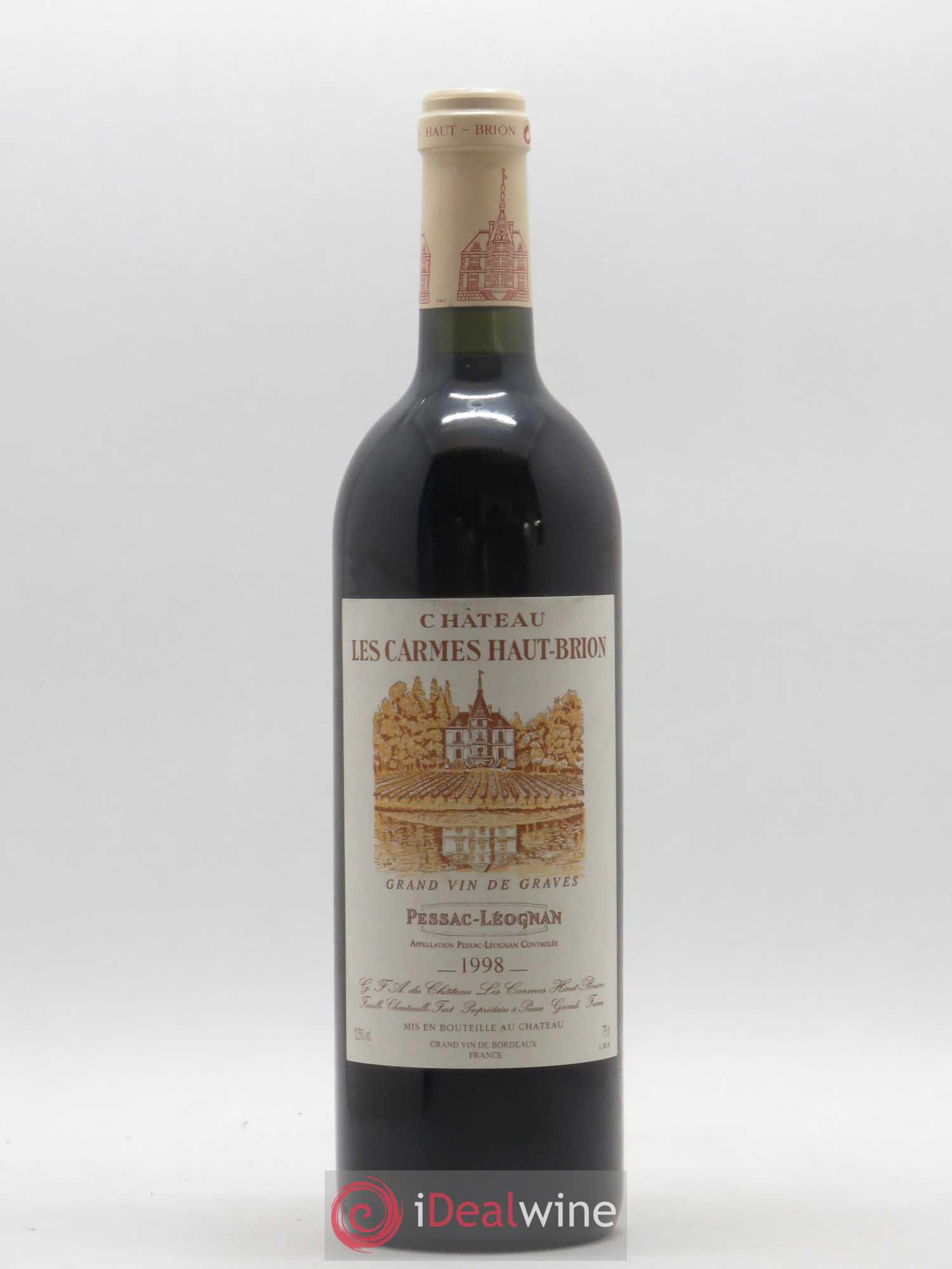 Château Les Carmes Haut-Brion 1998 - Lot de 1 bouteille - 0