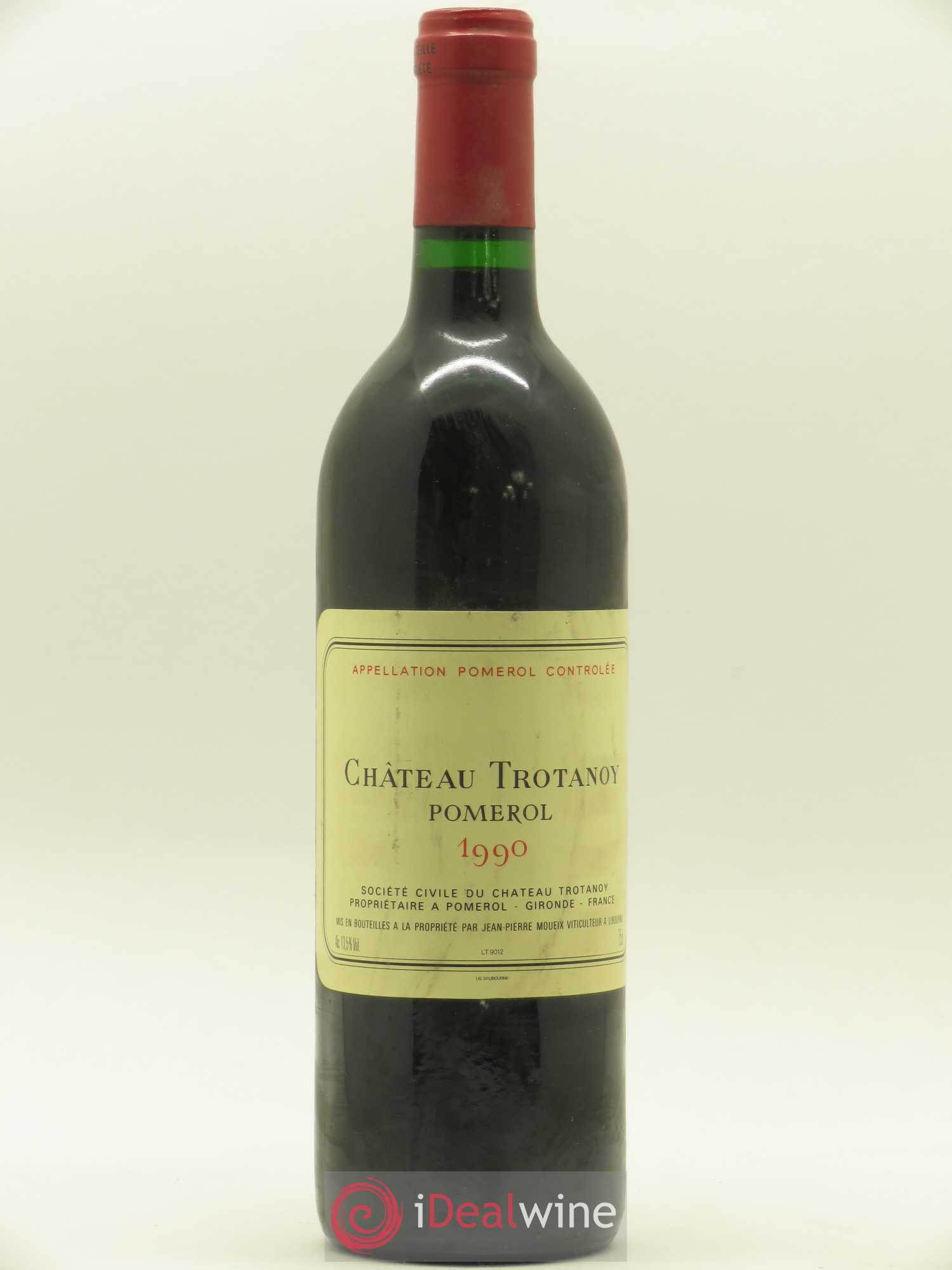 Château Trotanoy 1990 - Lot de 1 bouteille - 0