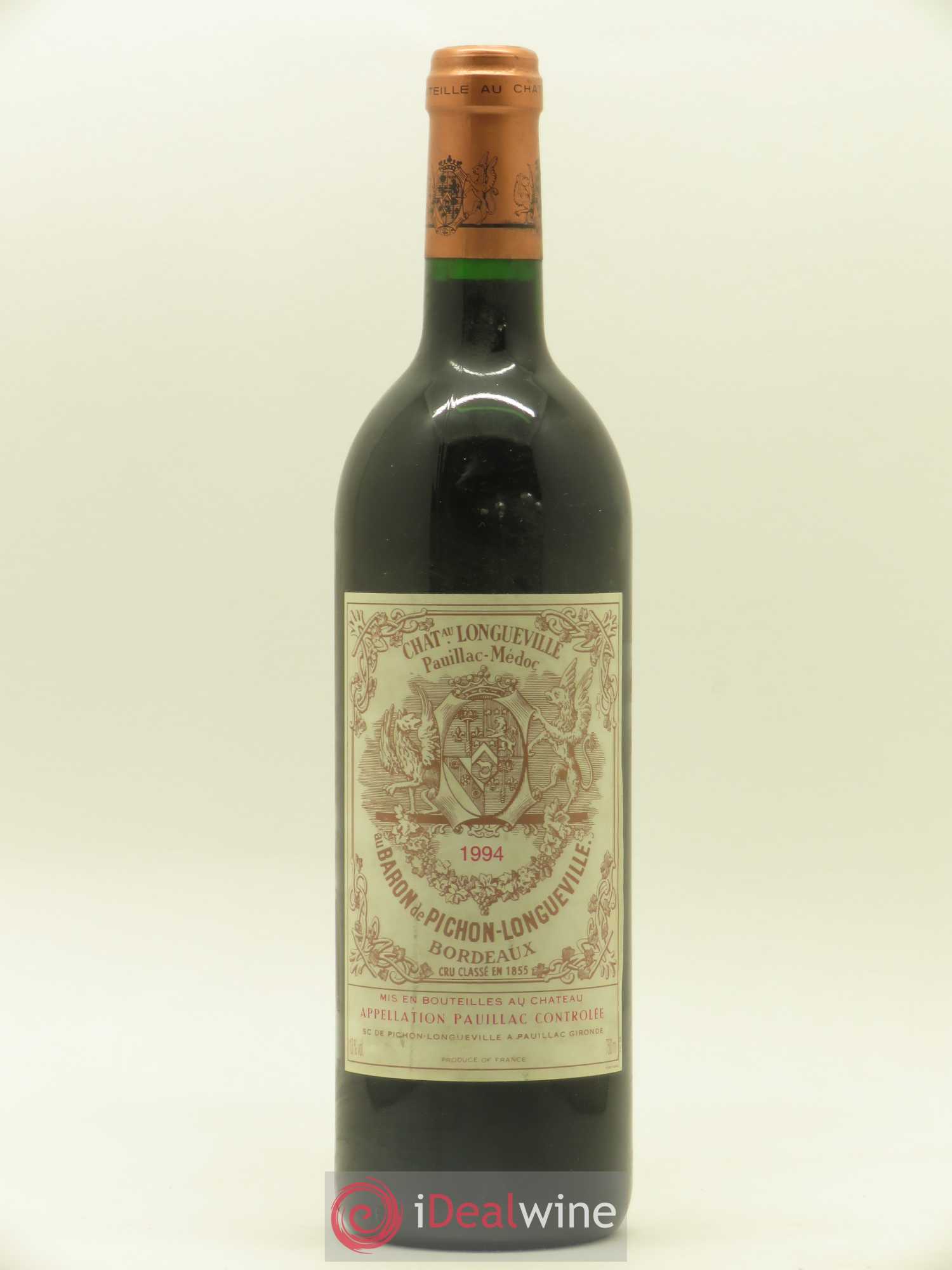 Pichon Longueville Baron 2ème Grand Cru Classé 1994 - Lot de 1 bouteille - 0