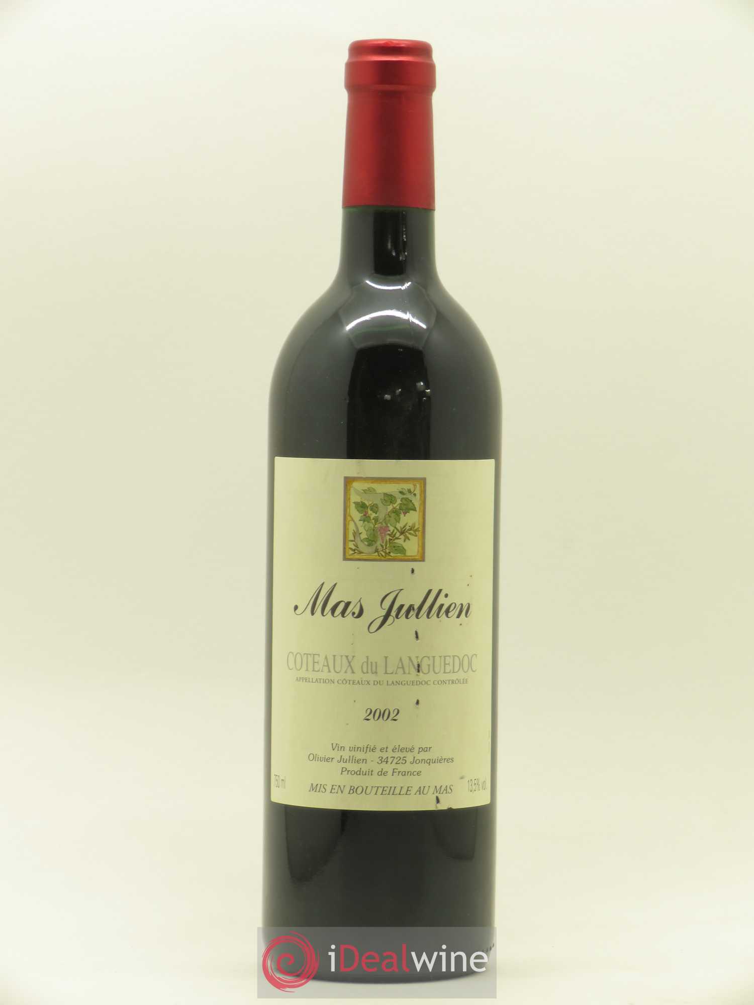 Terrasses du Larzac Mas Jullien Olivier Jullien 2002 - Lot de 1 bouteille - 0
