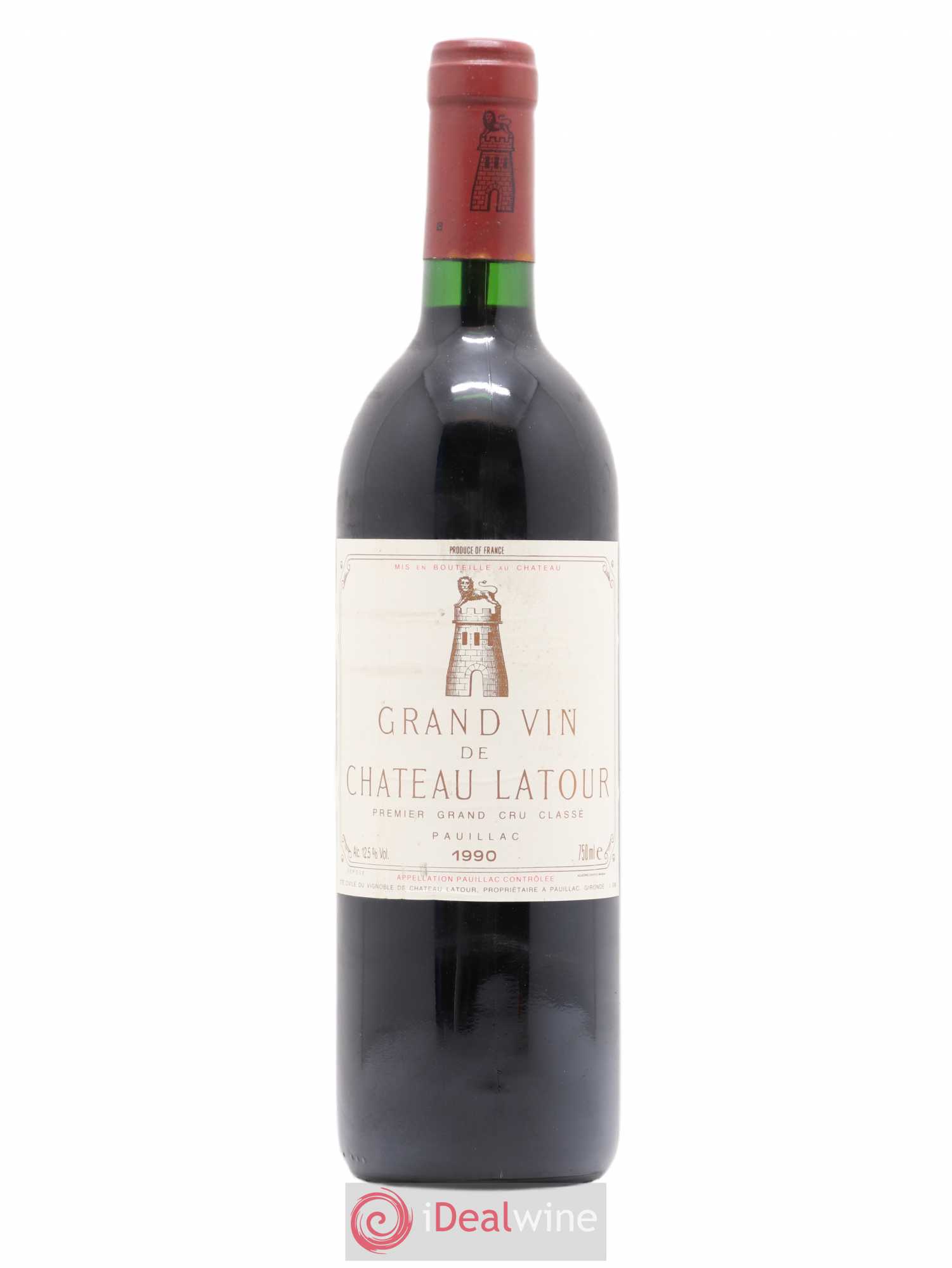 Château Latour 1er Grand Cru Classé 1990 - Lot de 1 bouteille - 0