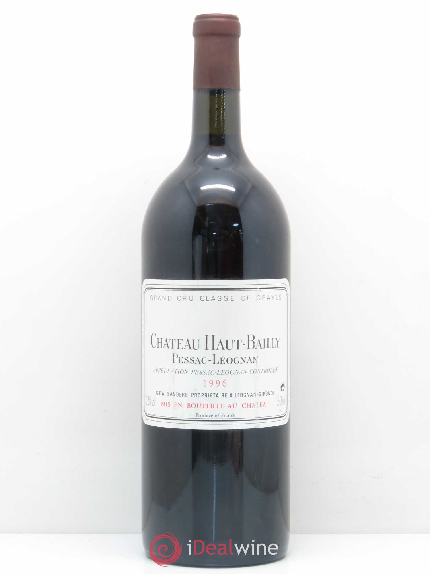Château Haut-Bailly Cru Classé de Graves 1996 - Lot de 1 magnum - 0