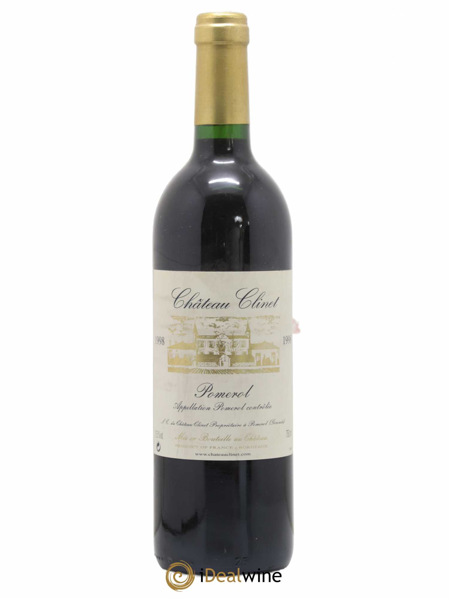 Château Clinet 1998 - Lot de 1 bouteille - 0
