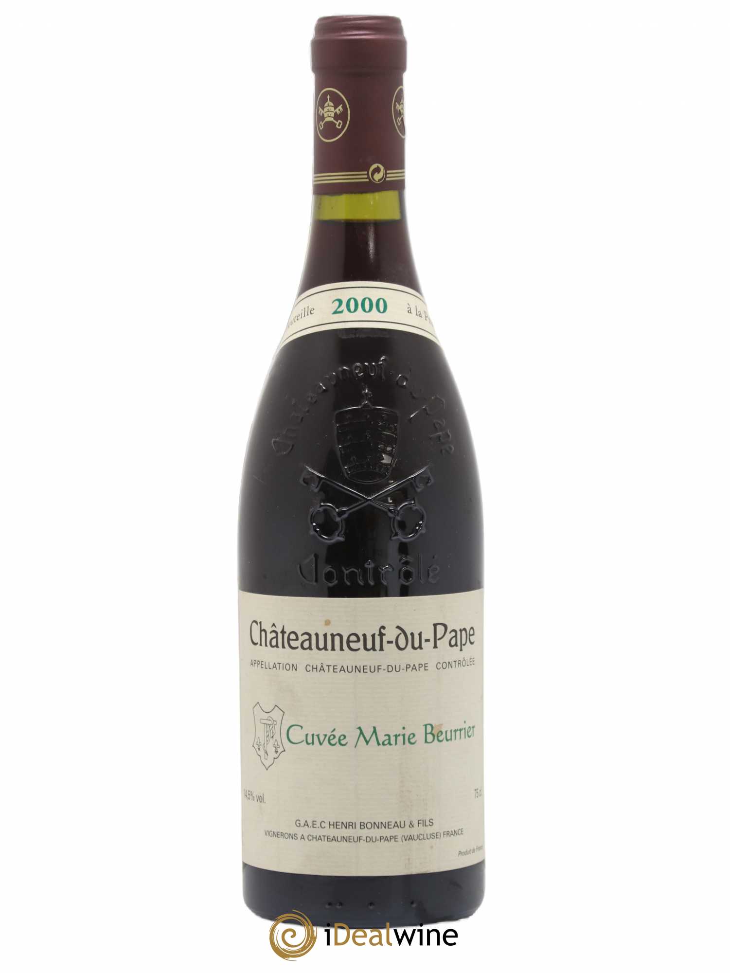 Châteauneuf-du-Pape Marie Beurrier Henri Bonneau & Fils 2000 - Lot de 1 bouteille - 0