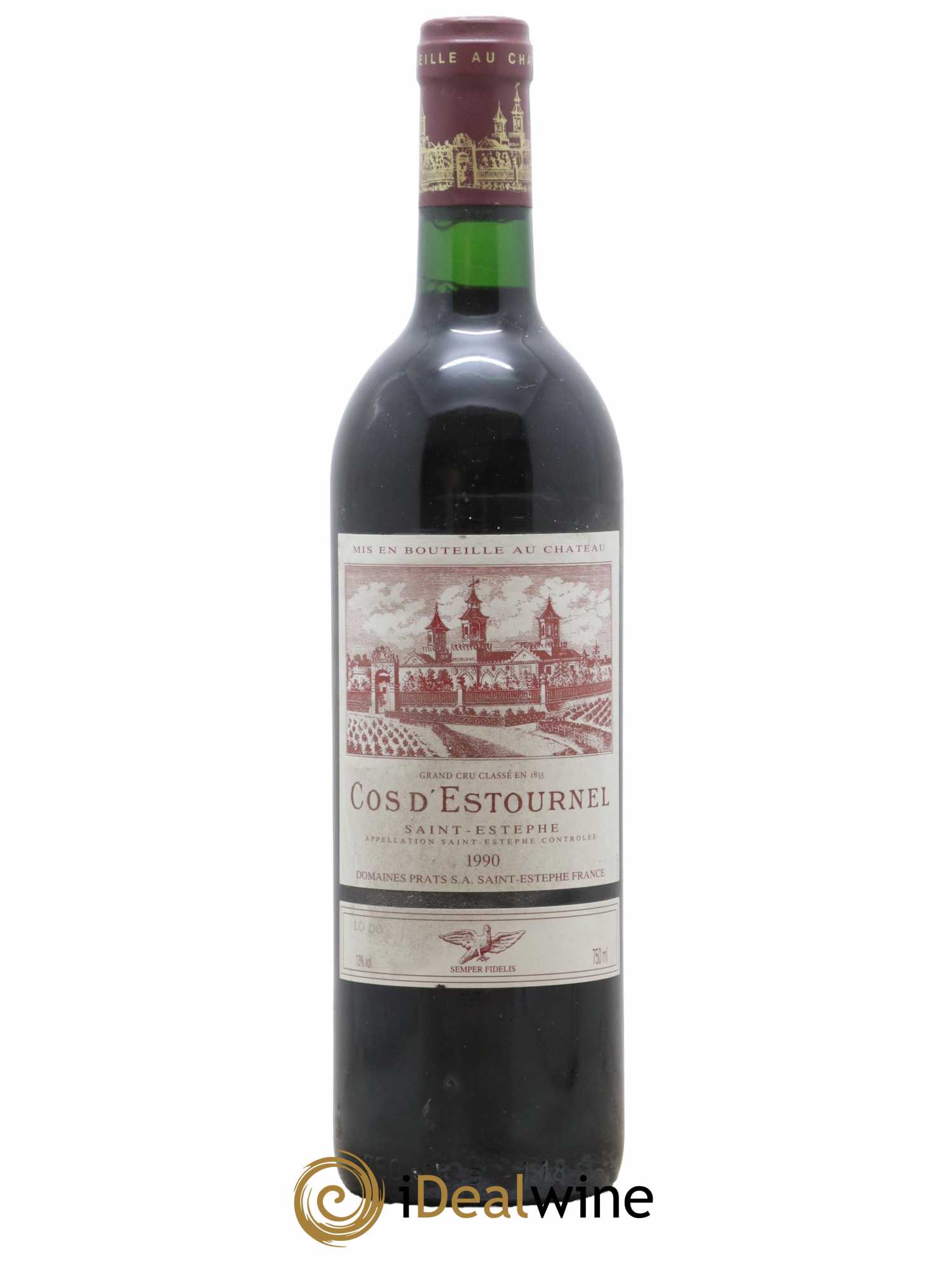 Cos d'Estournel 2ème Grand Cru Classé 1990 - Lot de 1 bouteille - 0