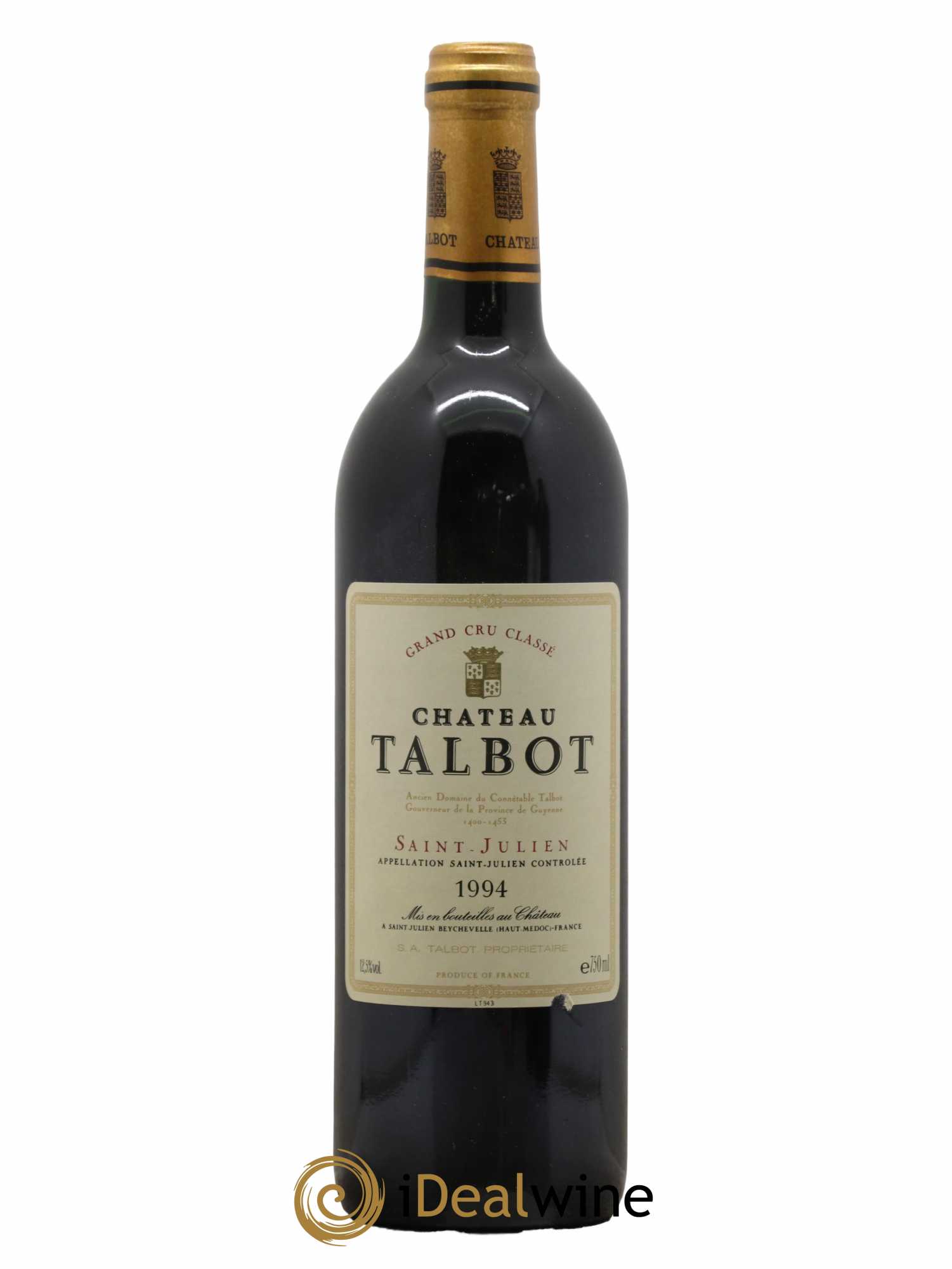 Château Talbot 4ème Grand Cru Classé 1994 - Lot de 1 bouteille - 0
