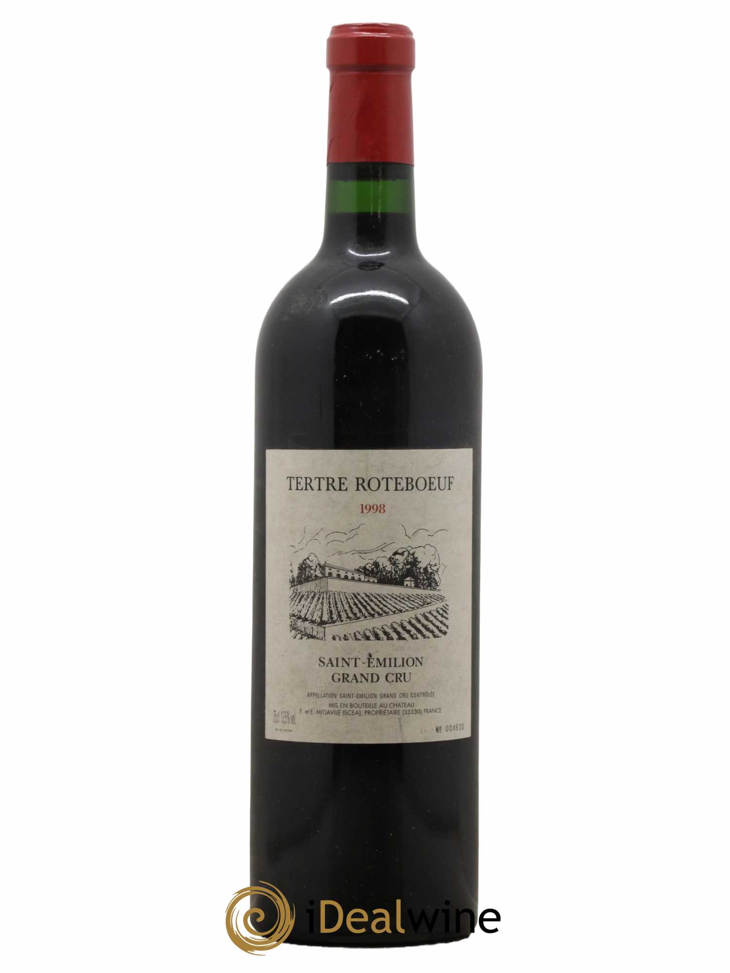Château Tertre Roteboeuf 1998 - Lot de 1 bouteille - 0
