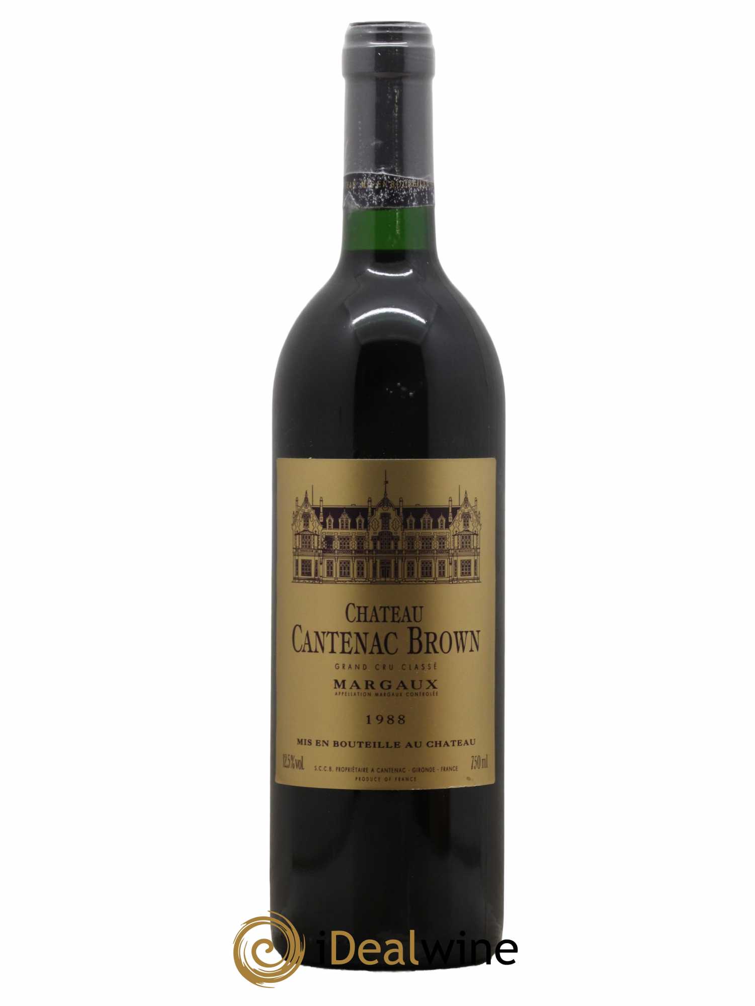 Château Cantenac Brown 3ème Grand Cru Classé 1988 - Lot de 1 bouteille - 0