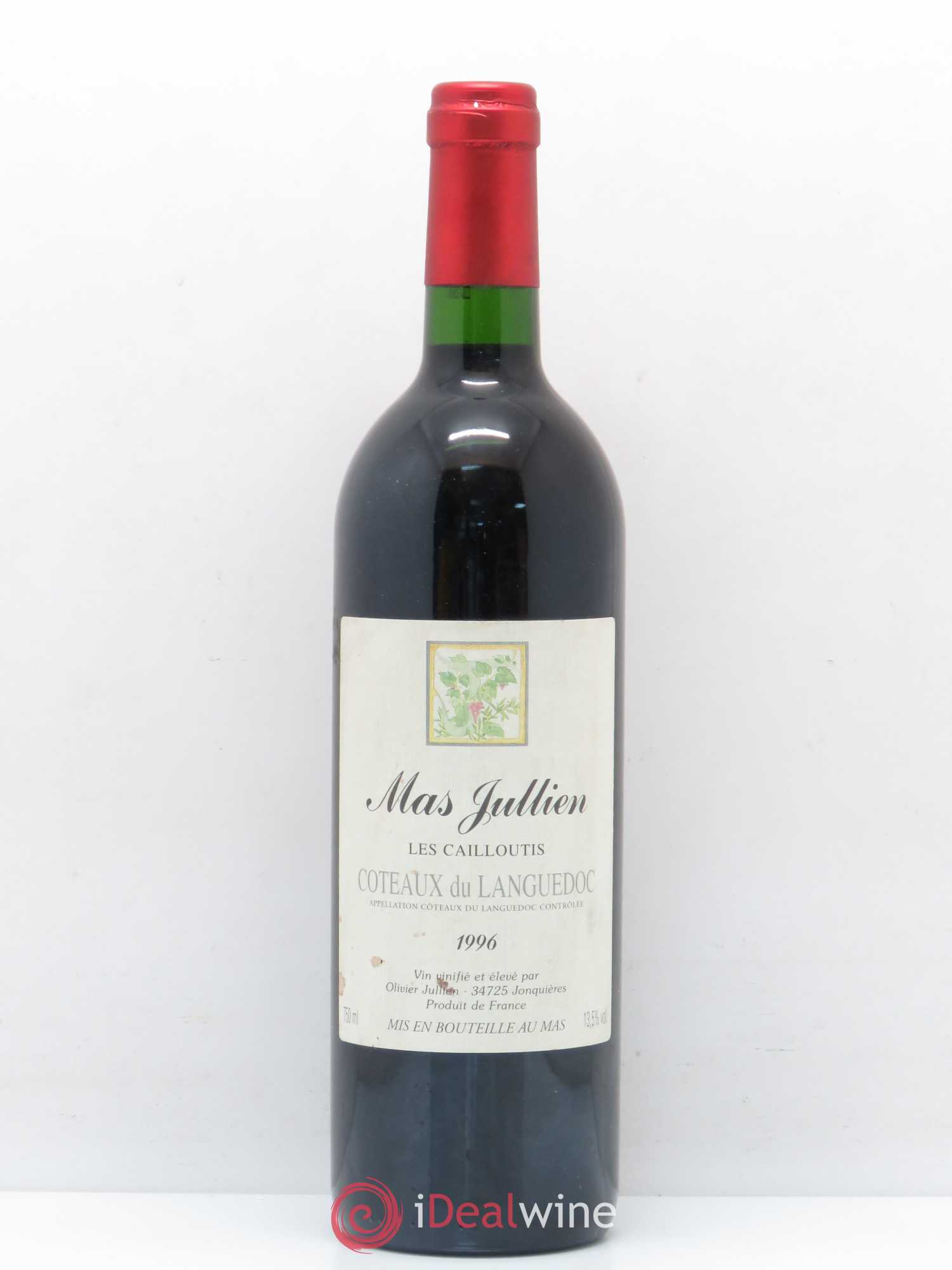 Terrasses du Larzac Mas Jullien Olivier Jullien Cailloutis 1996 - Lot de 1 bouteille - 0