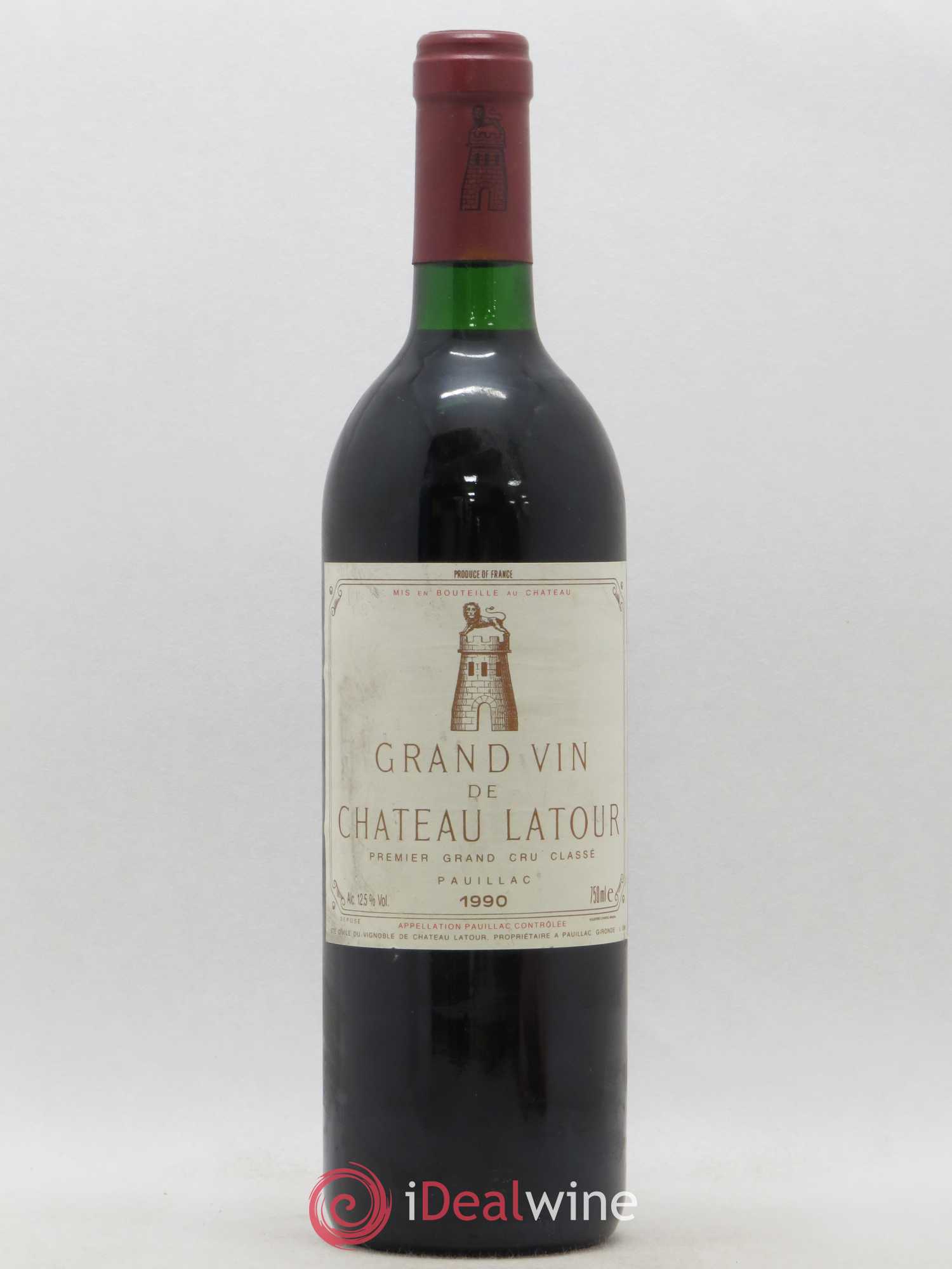 Château Latour 1er Grand Cru Classé 1990 - Lot de 1 bouteille - 0