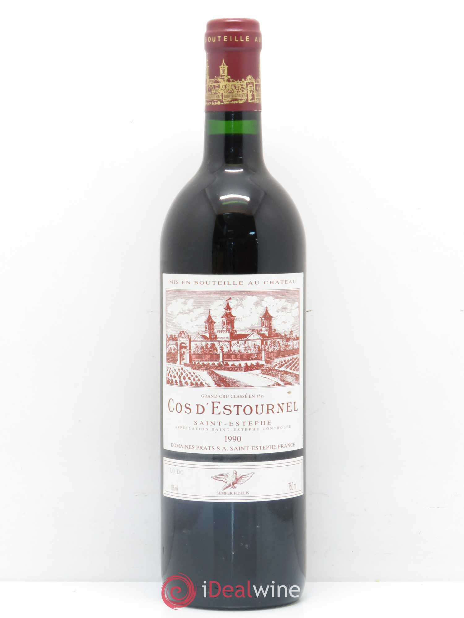 Cos d'Estournel 2ème Grand Cru Classé 1990 - Lot de 1 bouteille - 0