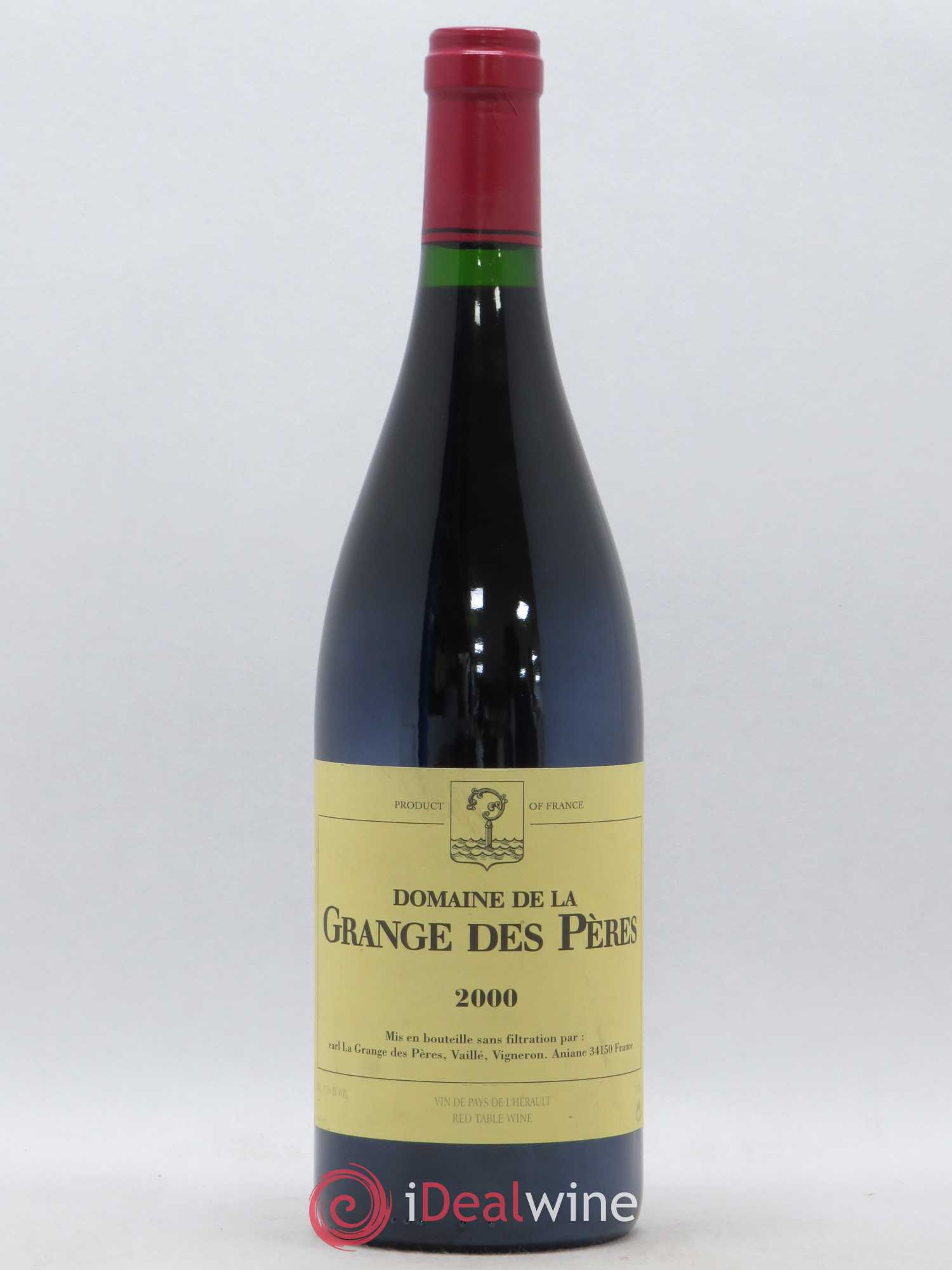 Pays d'Hérault Grange des Pères Laurent Vaillé 2000 - Lot de 1 bouteille - 0