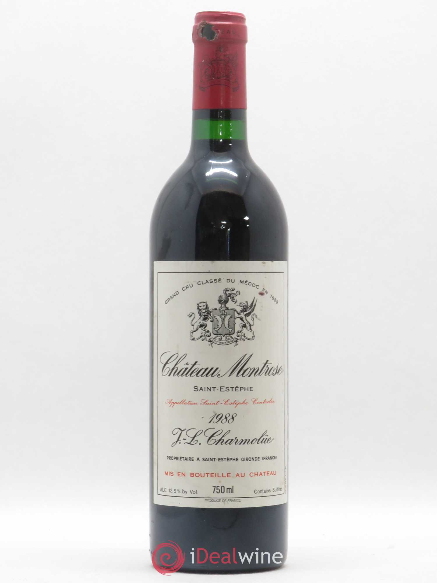 Château Montrose 2ème Grand Cru Classé 1988 - Lot de 1 bouteille - 0