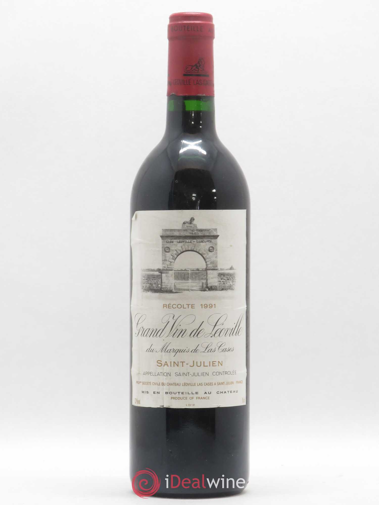 Château Léoville Las Cases 2ème Grand Cru Classé 1991 - Lot de 1 bouteille - 0
