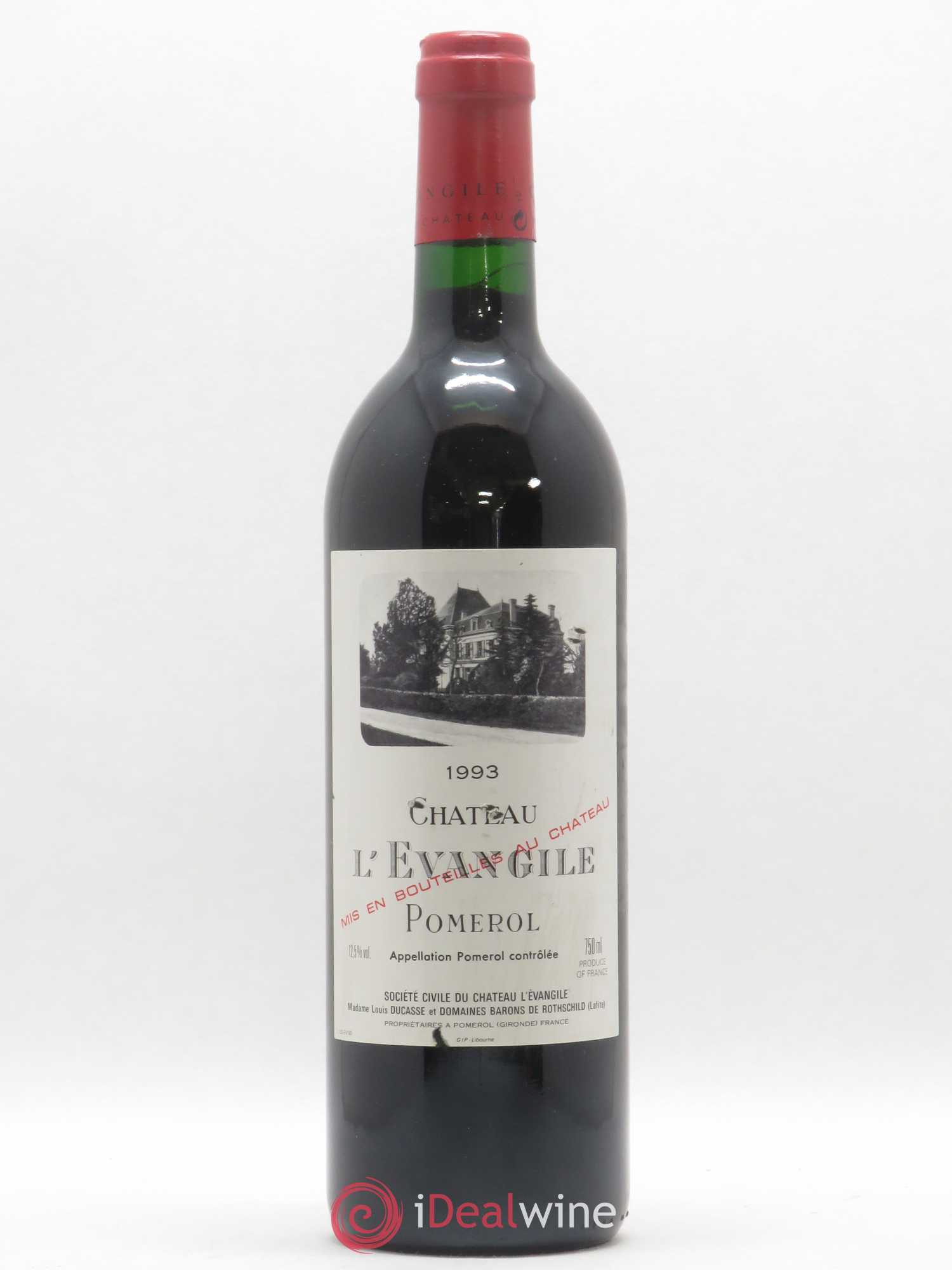 Château l' Évangile 1993 - Lot de 1 bouteille - 0