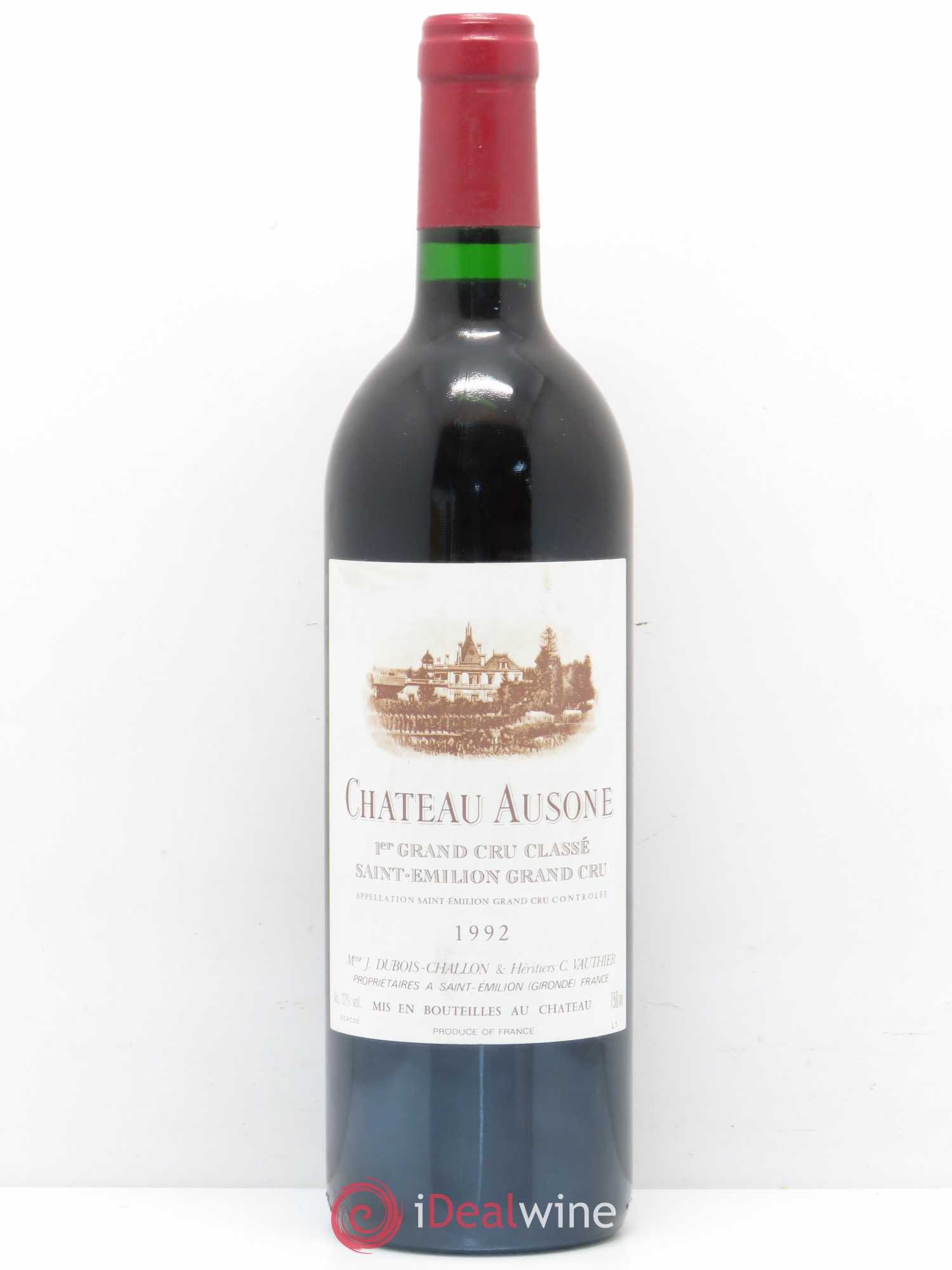 Château Ausone 1er Grand Cru Classé A 1992 - Lot de 1 bouteille - 0