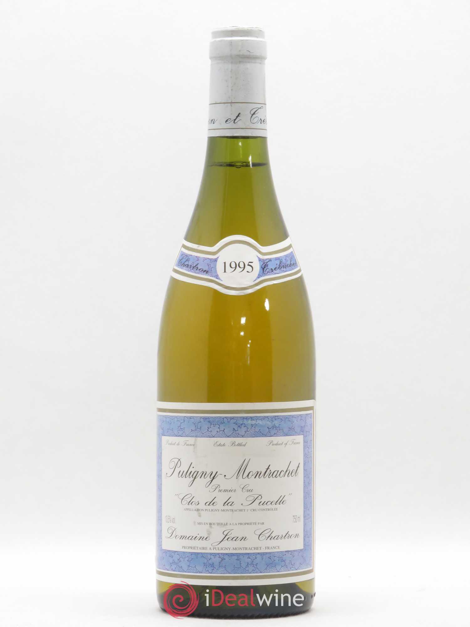 Puligny-Montrachet 1er Cru Clos de la Pucelle Jean Chartron (Domaine) 1995 - Lot de 1 bouteille - 0